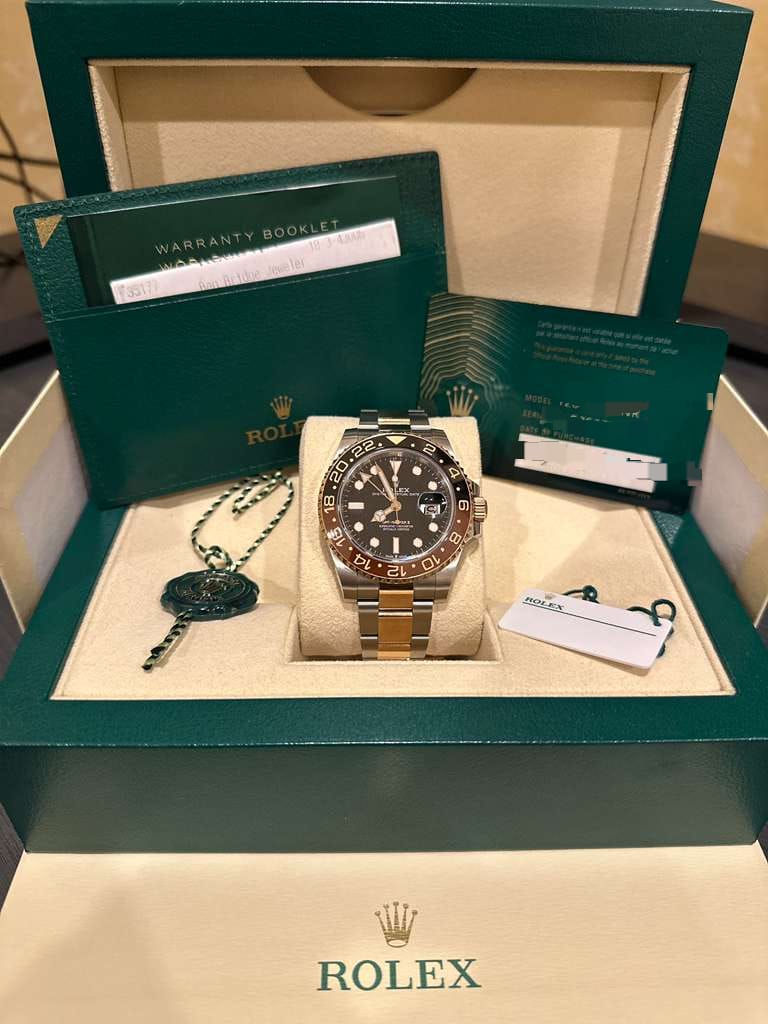 GMT MASTER-II ROOTBEER TWOTONE ROSEGOLD (2020)