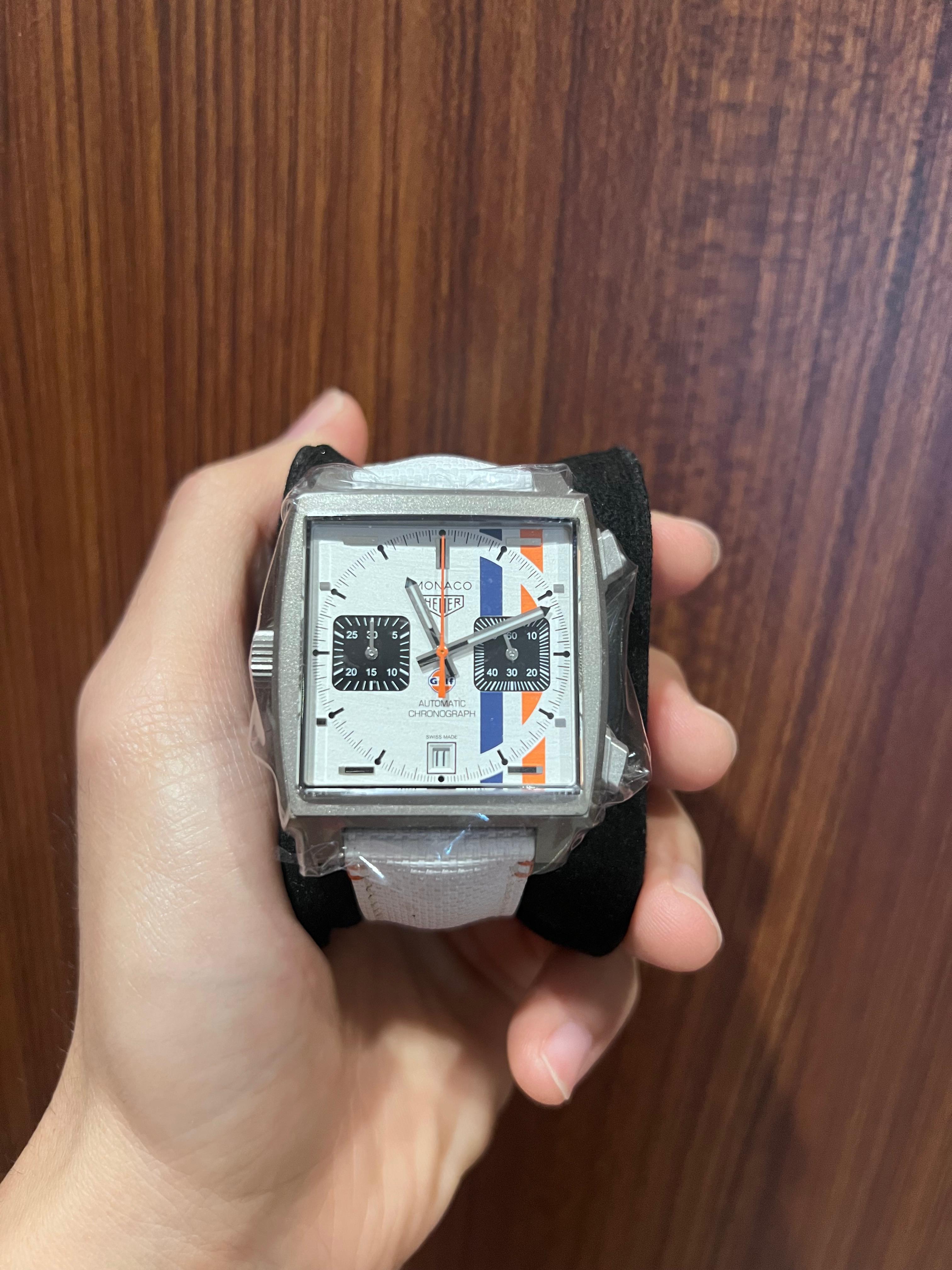 MONACO CHRONOGRAPH X GULF TITANIUM SILVER DIAL (2025)
