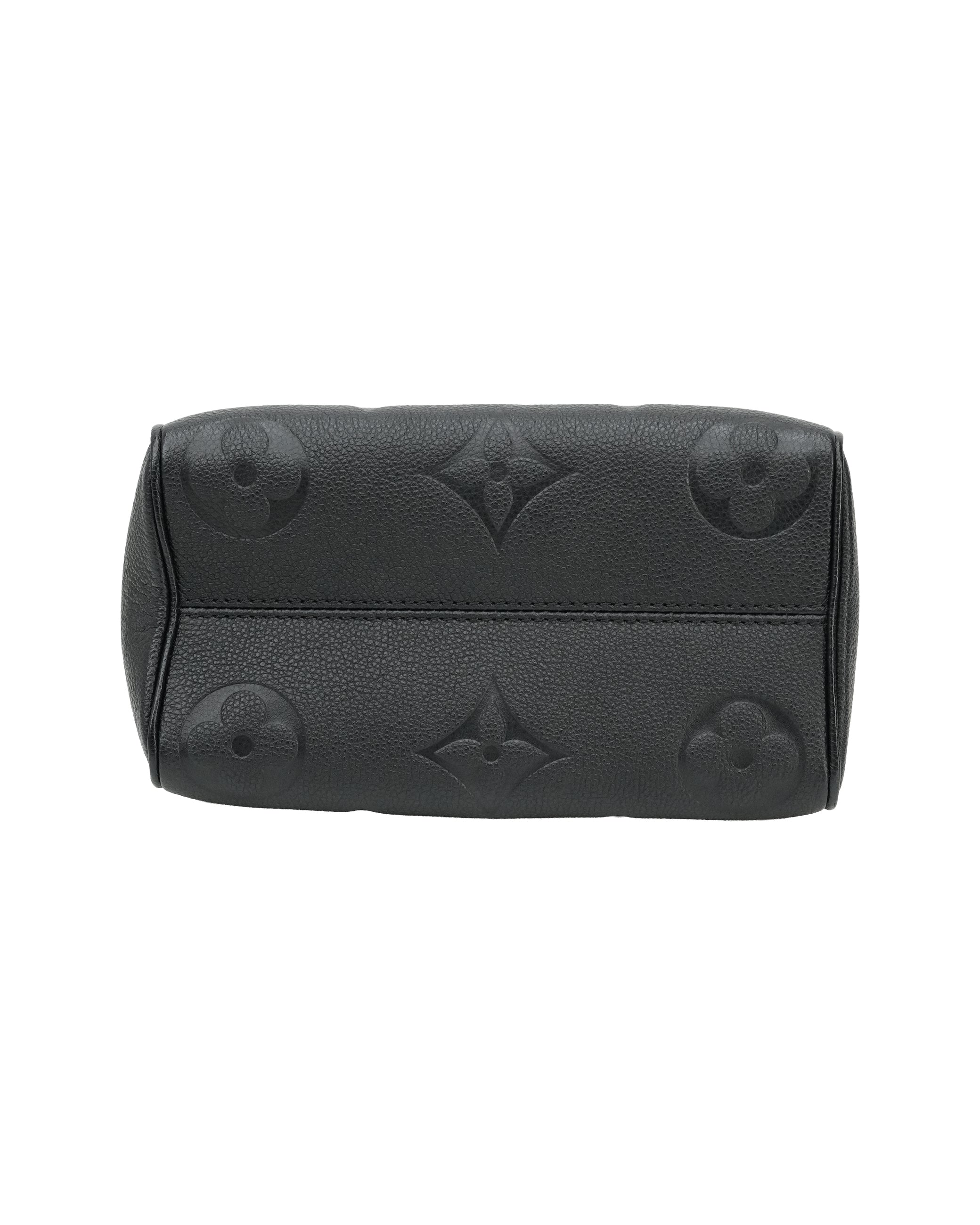 MONOGRAM EMPREINTE SPEEDY BANDOULIÈRE 20 BLACK