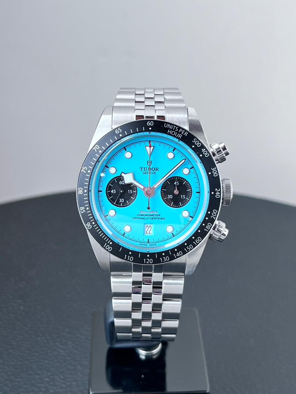 BLACK BAY CHRONO 'FLAMINGO' BLUE TURQUOISE DIAL (2025)