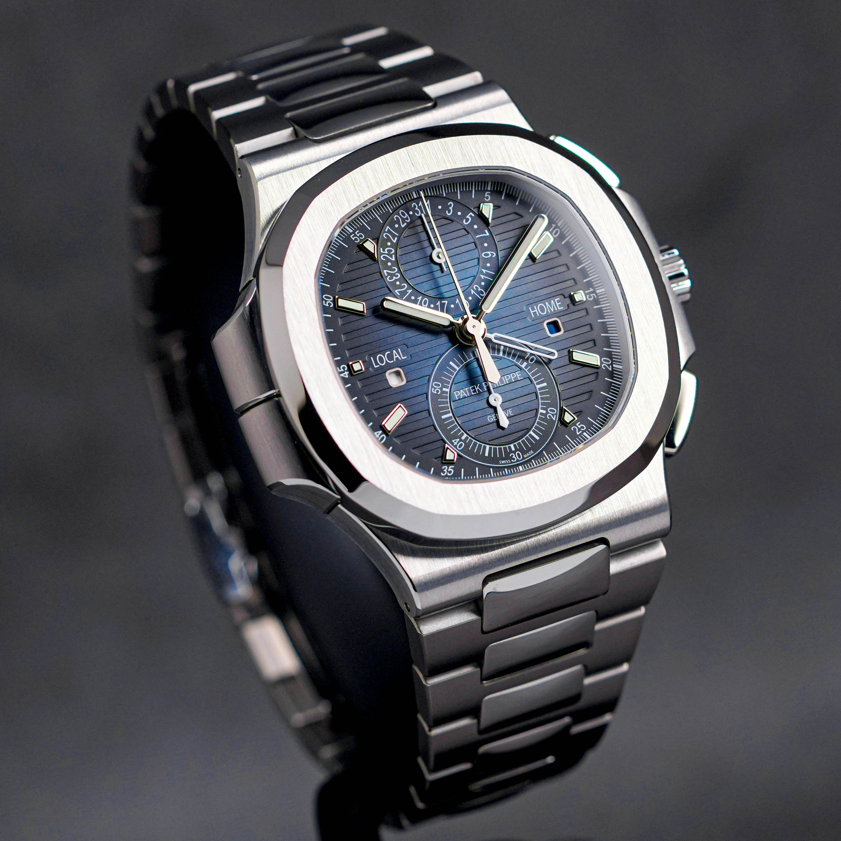 NAUTILUS 5990/1A TRAVEL TIME STEEL BLUE DIAL (2022)