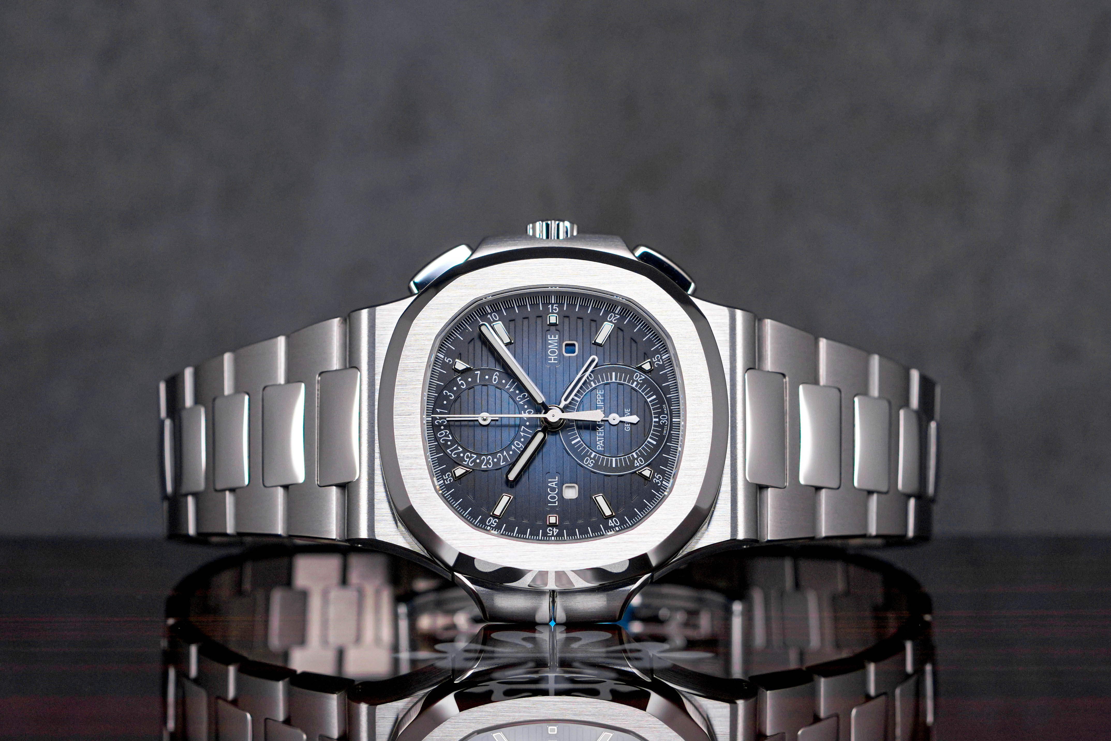 NAUTILUS 5990/1A TRAVEL TIME STEEL BLUE DIAL (2022)