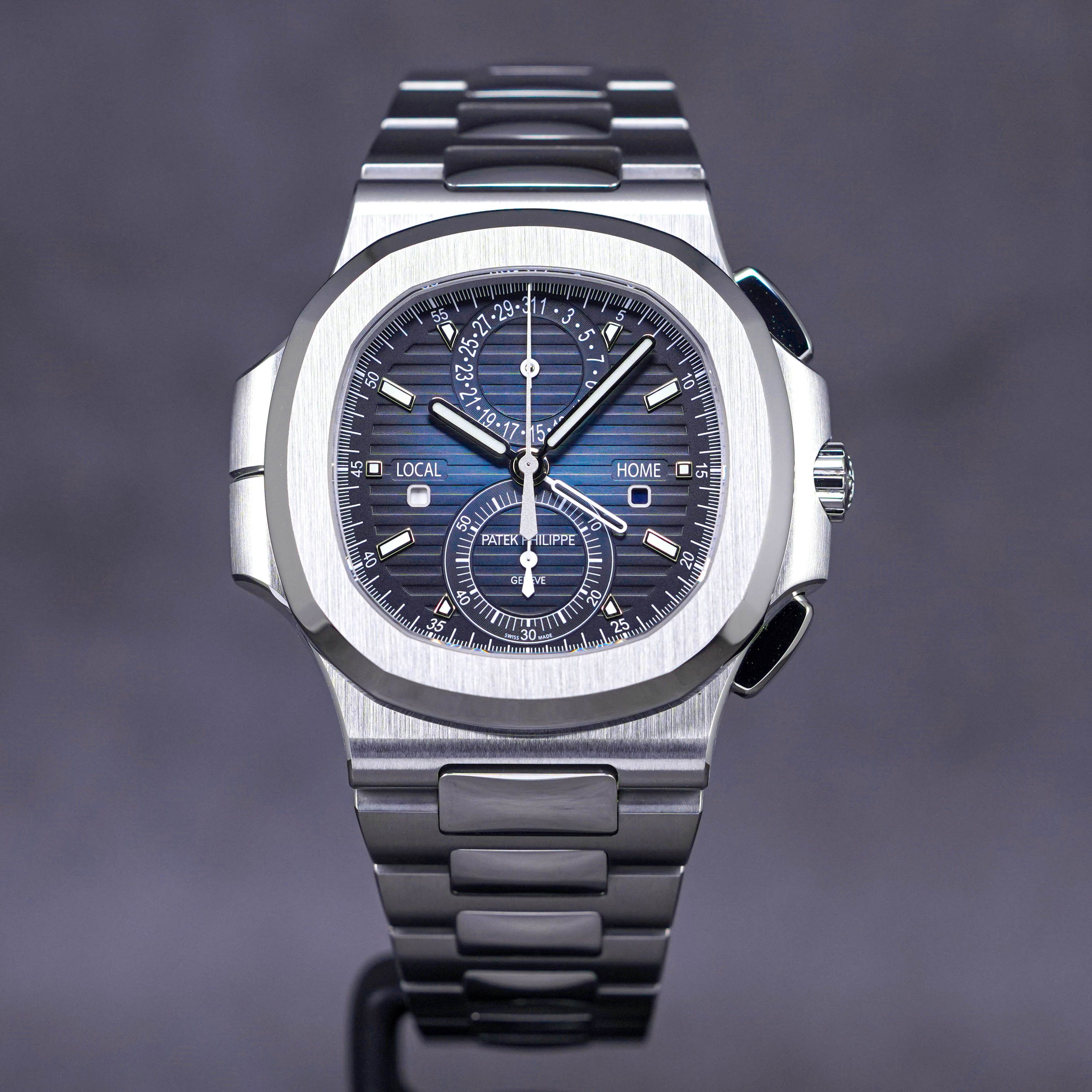 NAUTILUS 5990/1A TRAVEL TIME STEEL BLUE DIAL (2022)