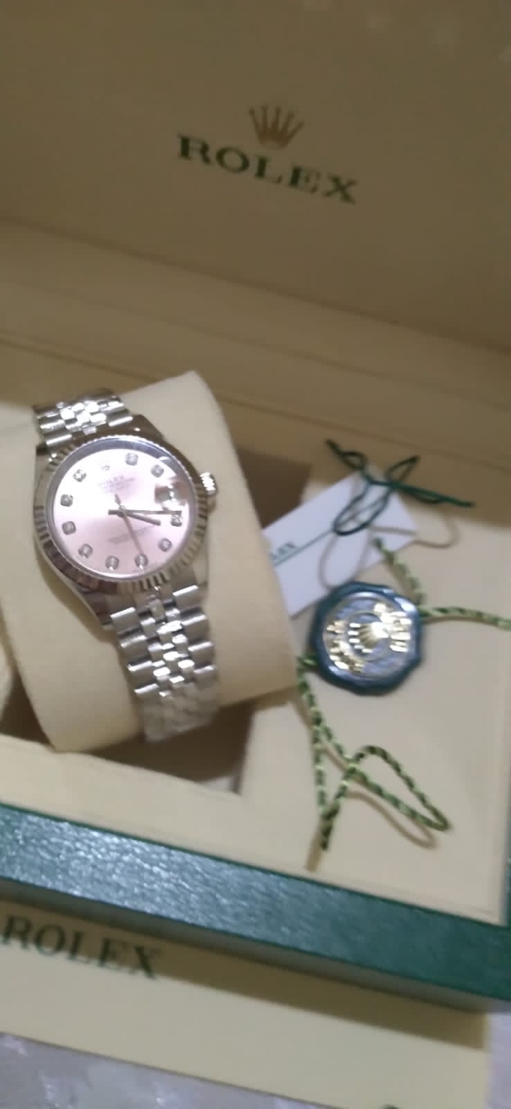 DATEJUST 31MM JUBILEE PINK DIAMOND DIAL (2022)