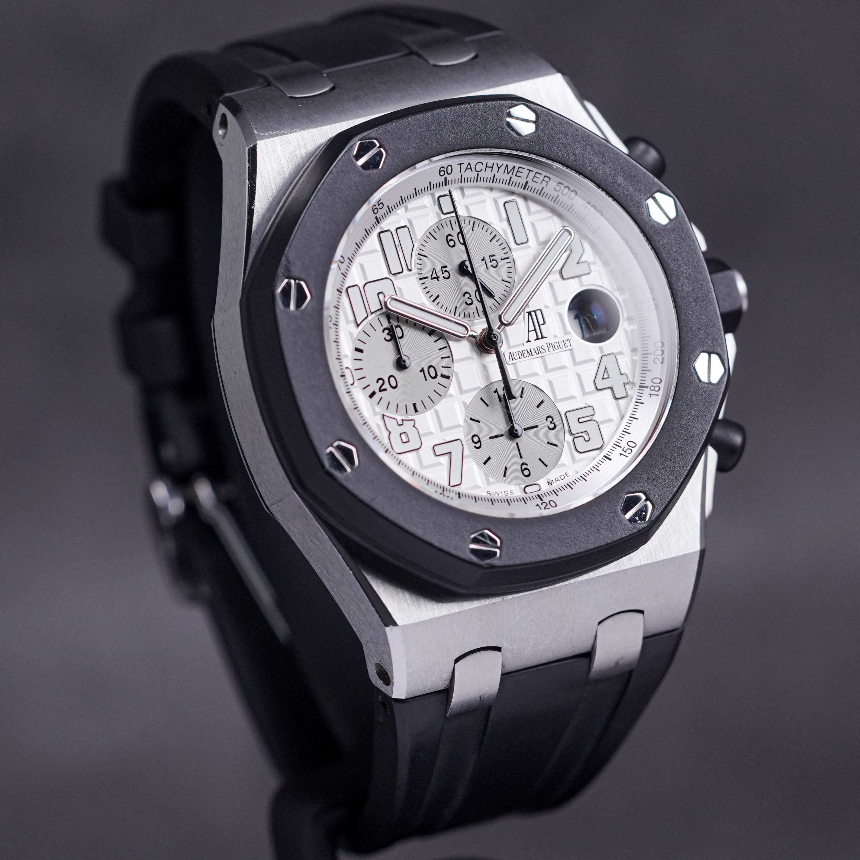 ROYAL OAK OFFSHORE CHRONOGRAPH 42MM RUBBERCLAD WHITE DIAL (2012)