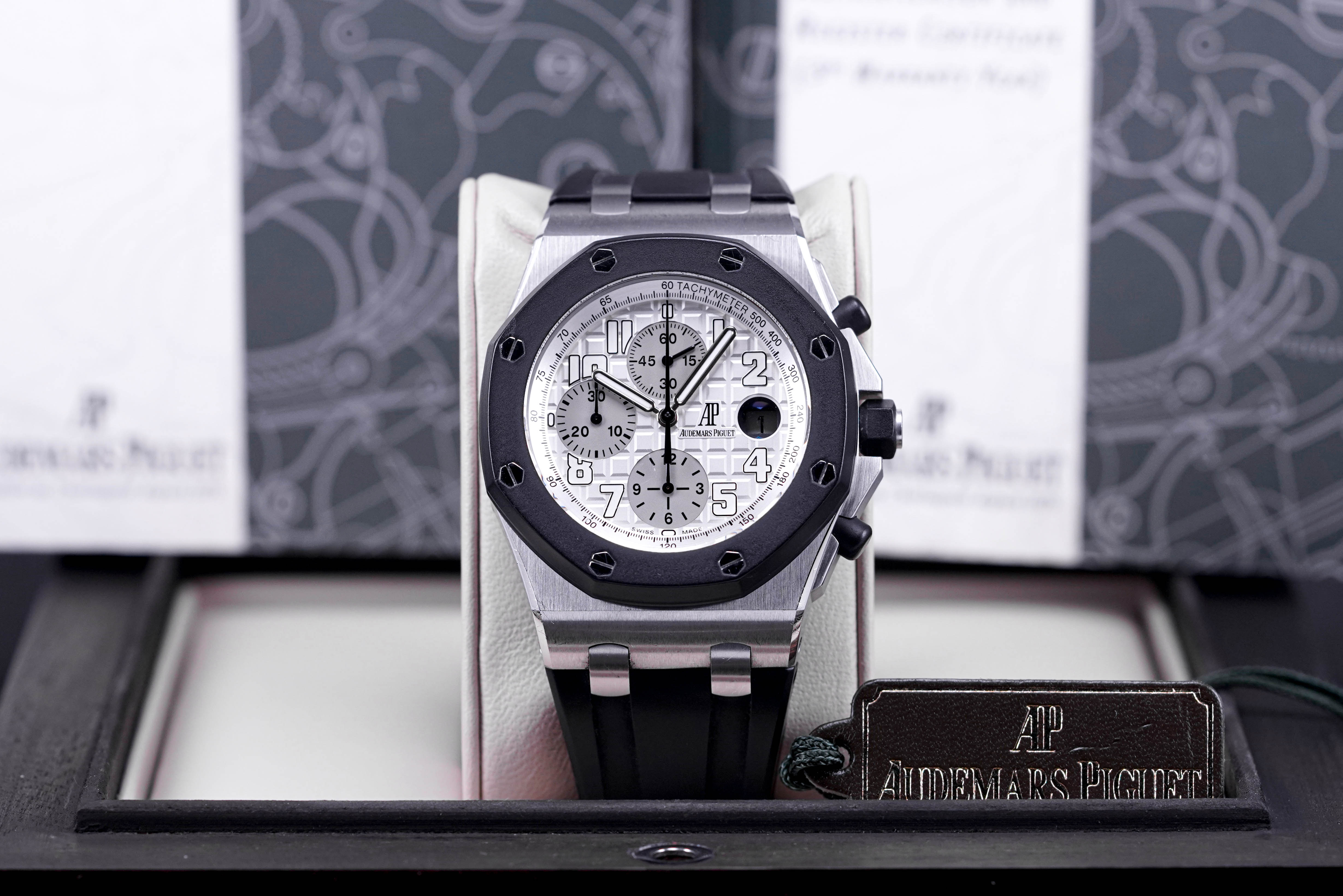 ROYAL OAK OFFSHORE CHRONOGRAPH 42MM RUBBERCLAD WHITE DIAL (2012)