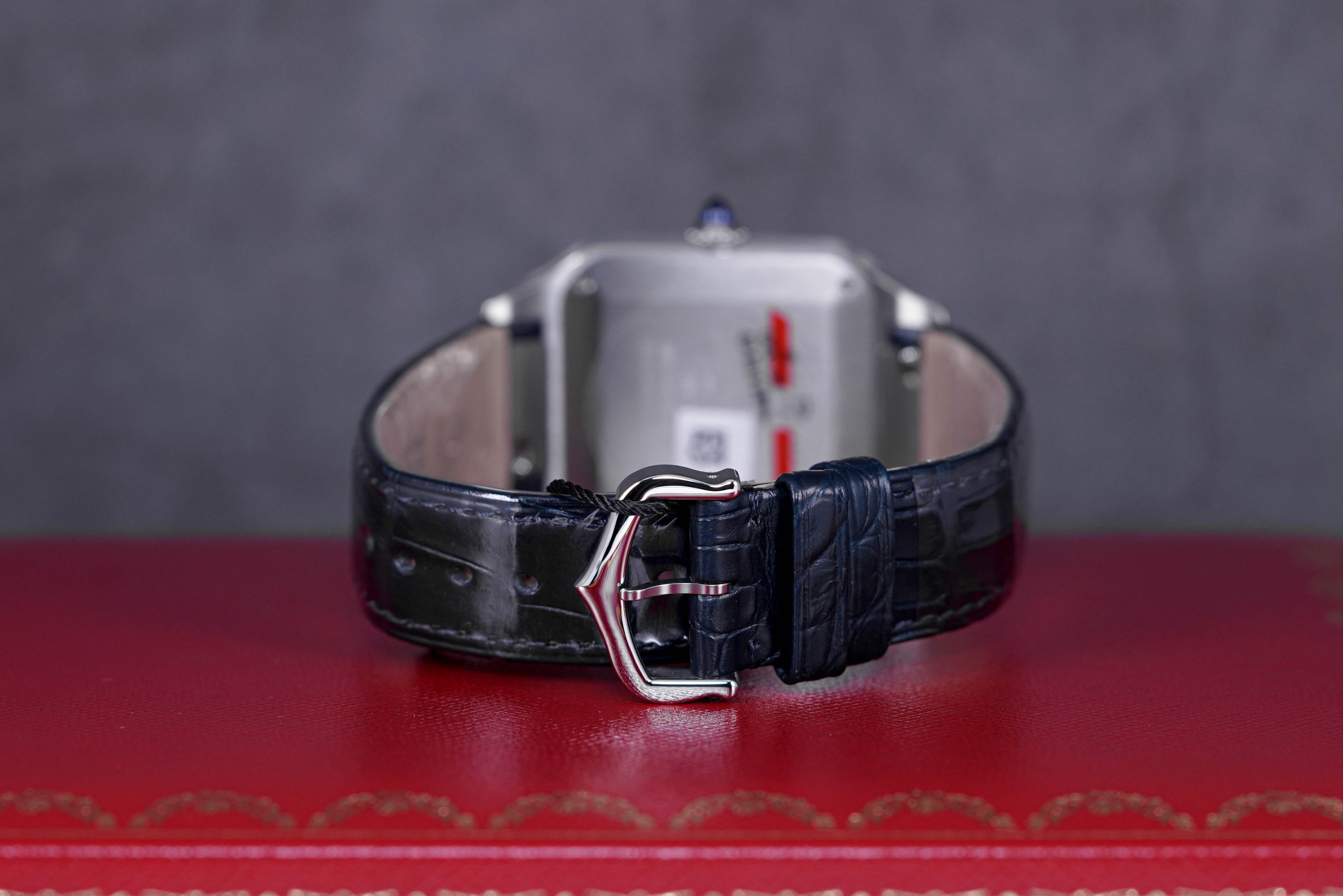 SANTOS DUMONT LARGE QUARTZ SILVER DIAL (2023)