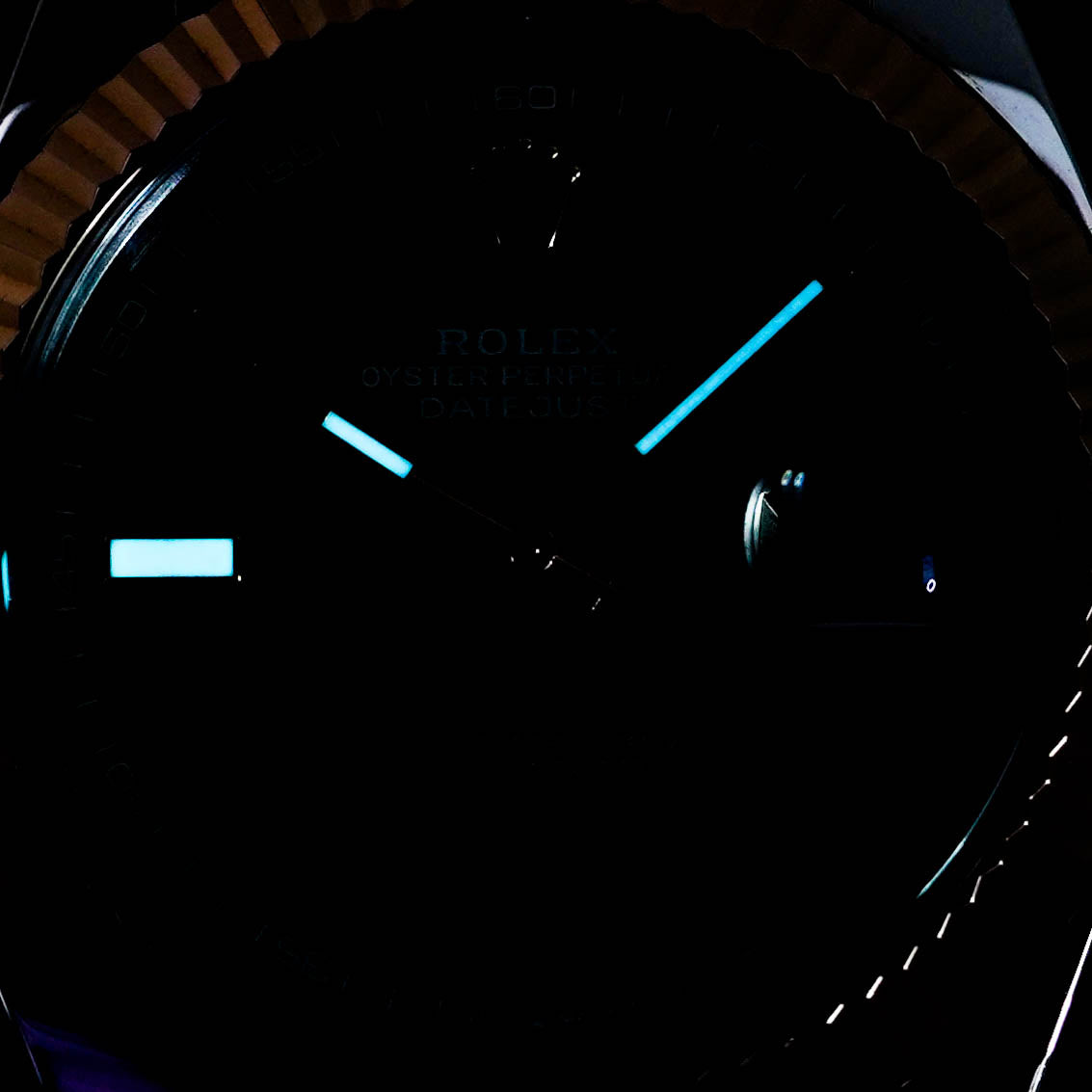 DATEJUST 41MM TWOTONE ROSEGOLD WIMBLEDON DIAL (2018)