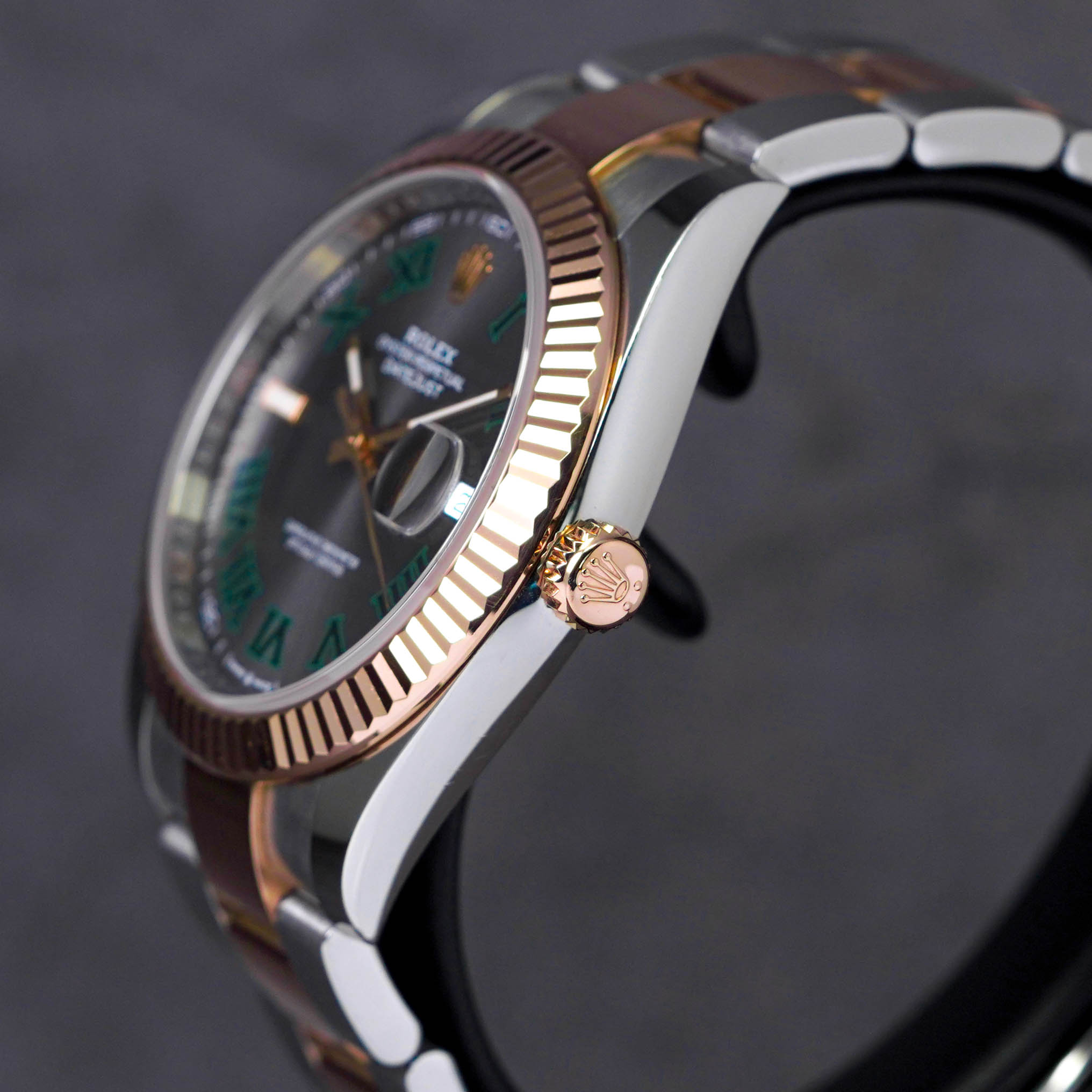 DATEJUST 41MM TWOTONE ROSEGOLD WIMBLEDON DIAL (2018)