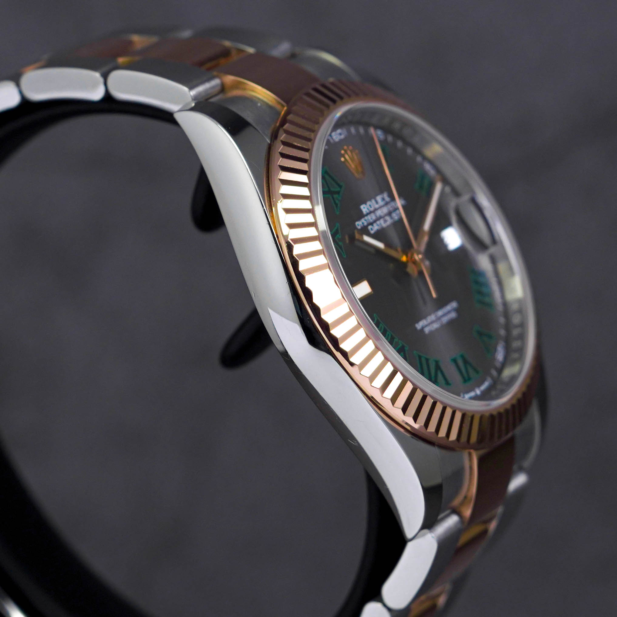 DATEJUST 41MM TWOTONE ROSEGOLD WIMBLEDON DIAL (2018)