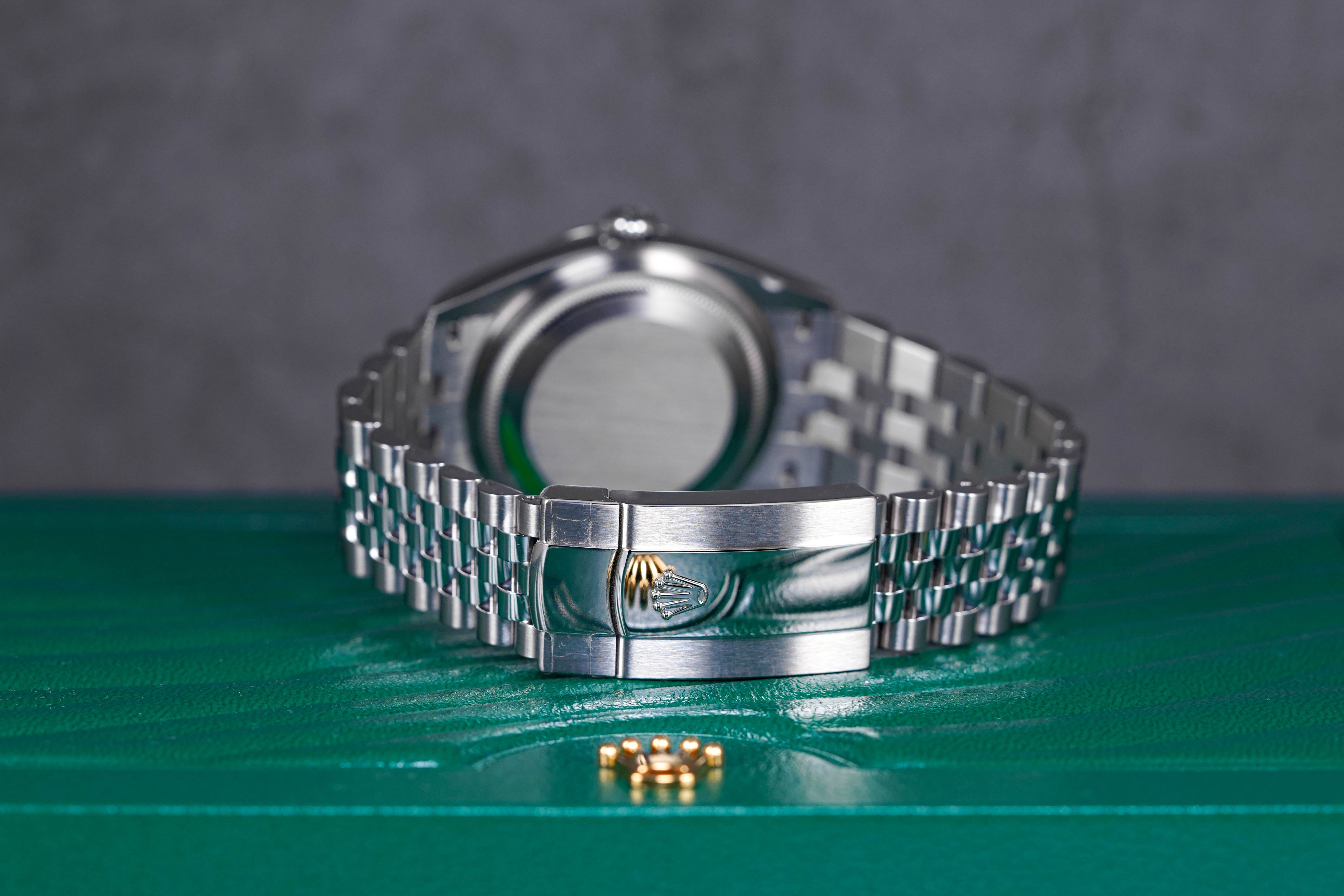 DATEJUST 36MM BLUE FLUTED DIAL DIAMOND INDEX (2023)