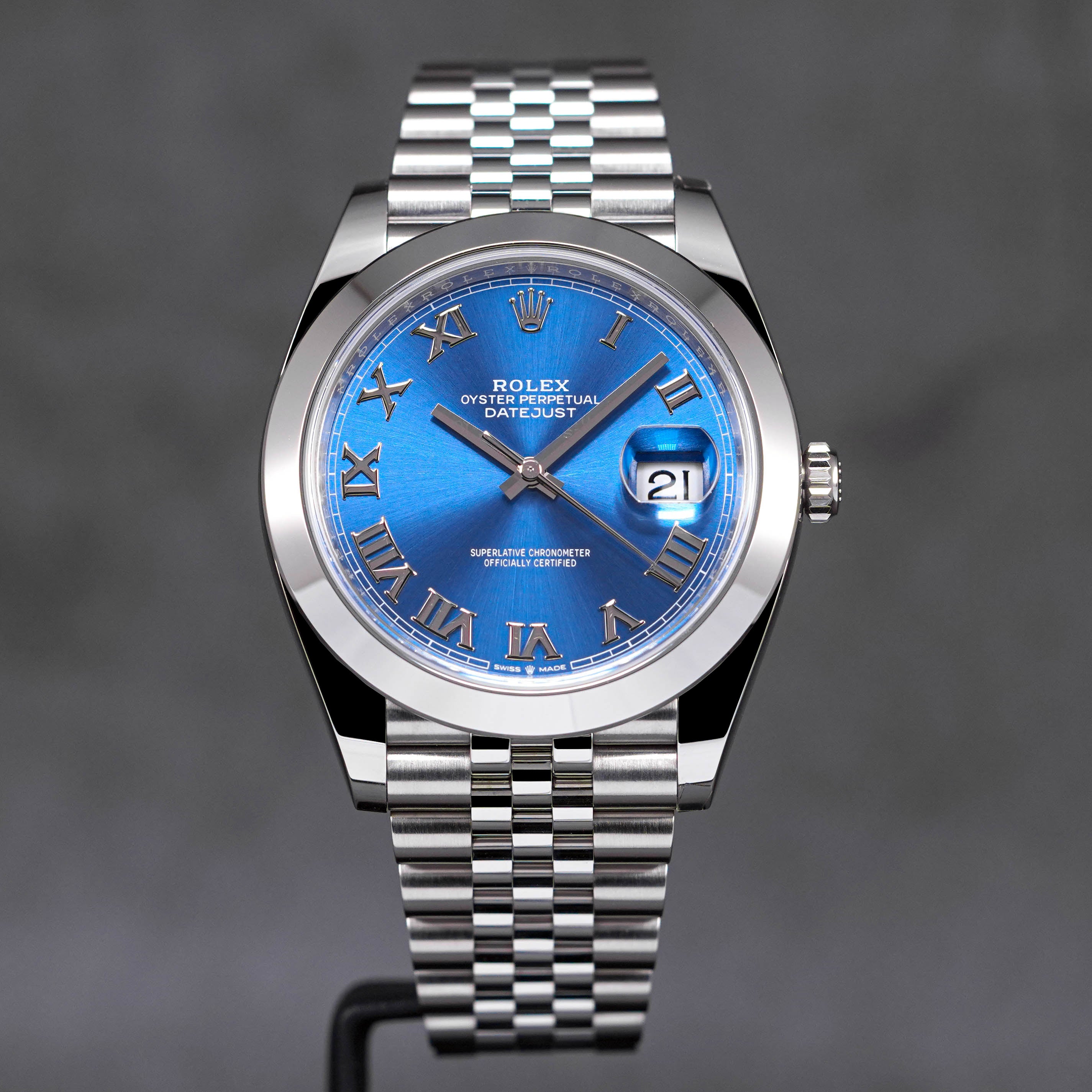 DATEJUST 41MM BLUE AZZURO ROMAN DIAL (2023)