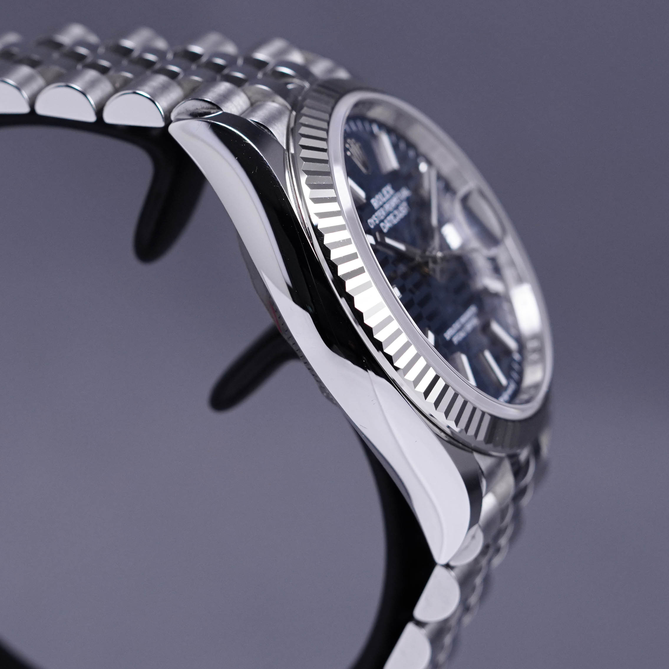 DATEJUST 36MM BLUE FLUTED DIAL FLUTED JUBILEE (2021)