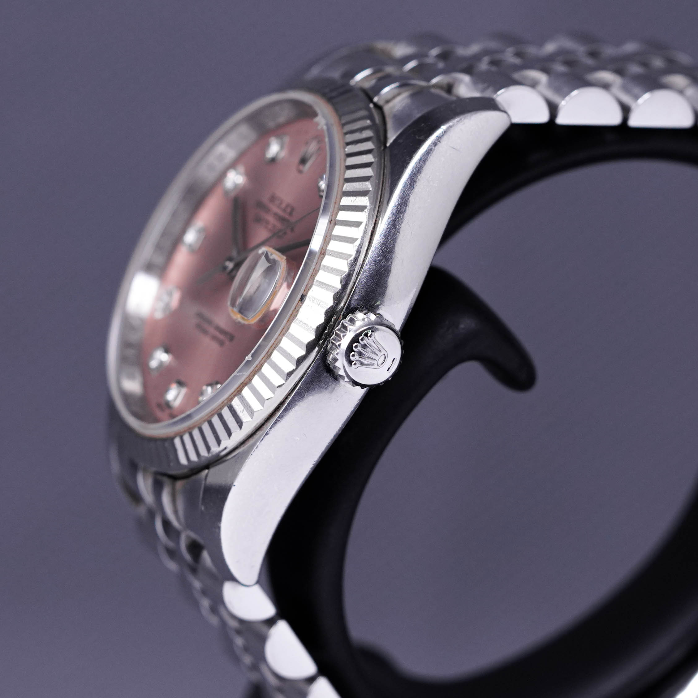 DATEJUST 36MM SALMON DIAMOND DIAL (2009)