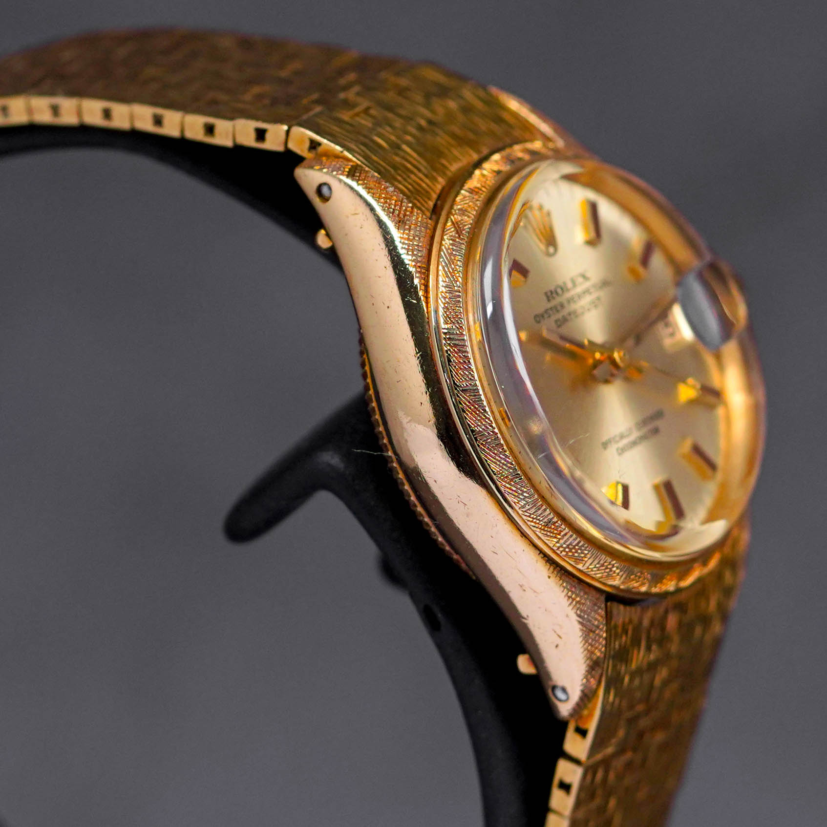 DATEJUST LADY 25MM YELLOWGOLD 18K 'FLORENTINE' CHAMPAGNE DIAL (WATCH ONLY)