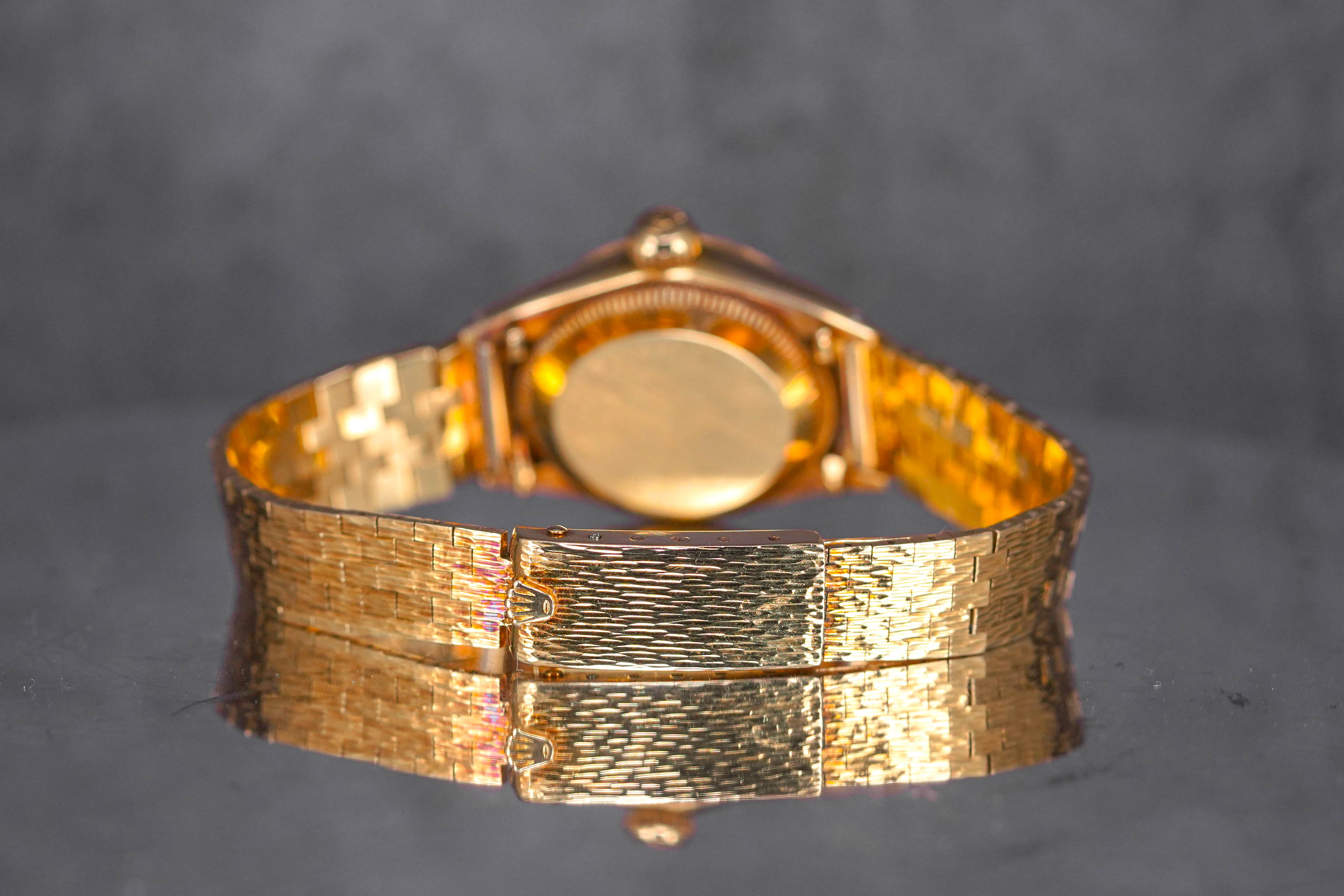 DATEJUST LADY 25MM YELLOWGOLD 18K 'FLORENTINE' CHAMPAGNE DIAL (WATCH ONLY)