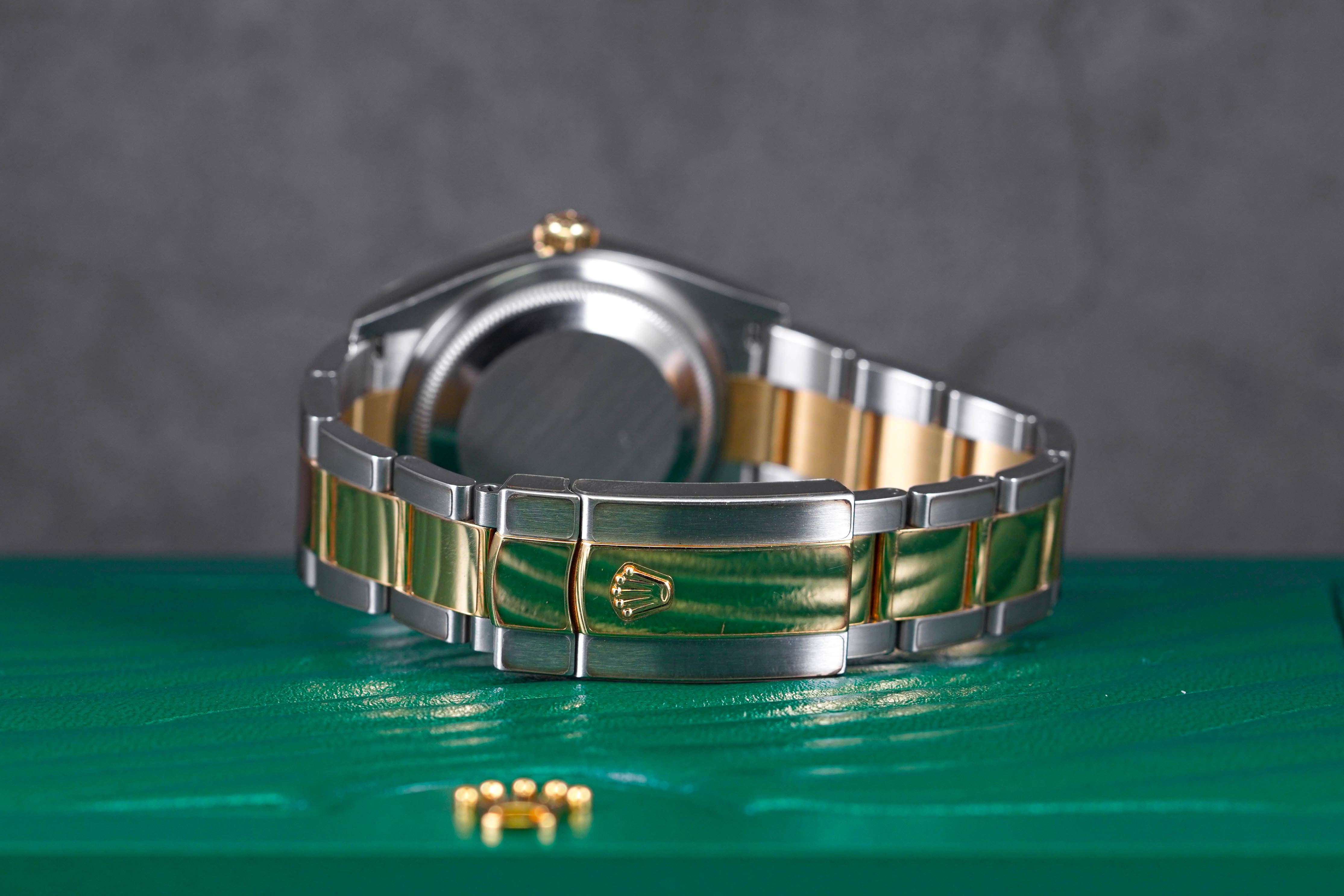 DATEJUST 36MM TWOTONE YELLOWGOLD WIMBELDON DIAL (2021)