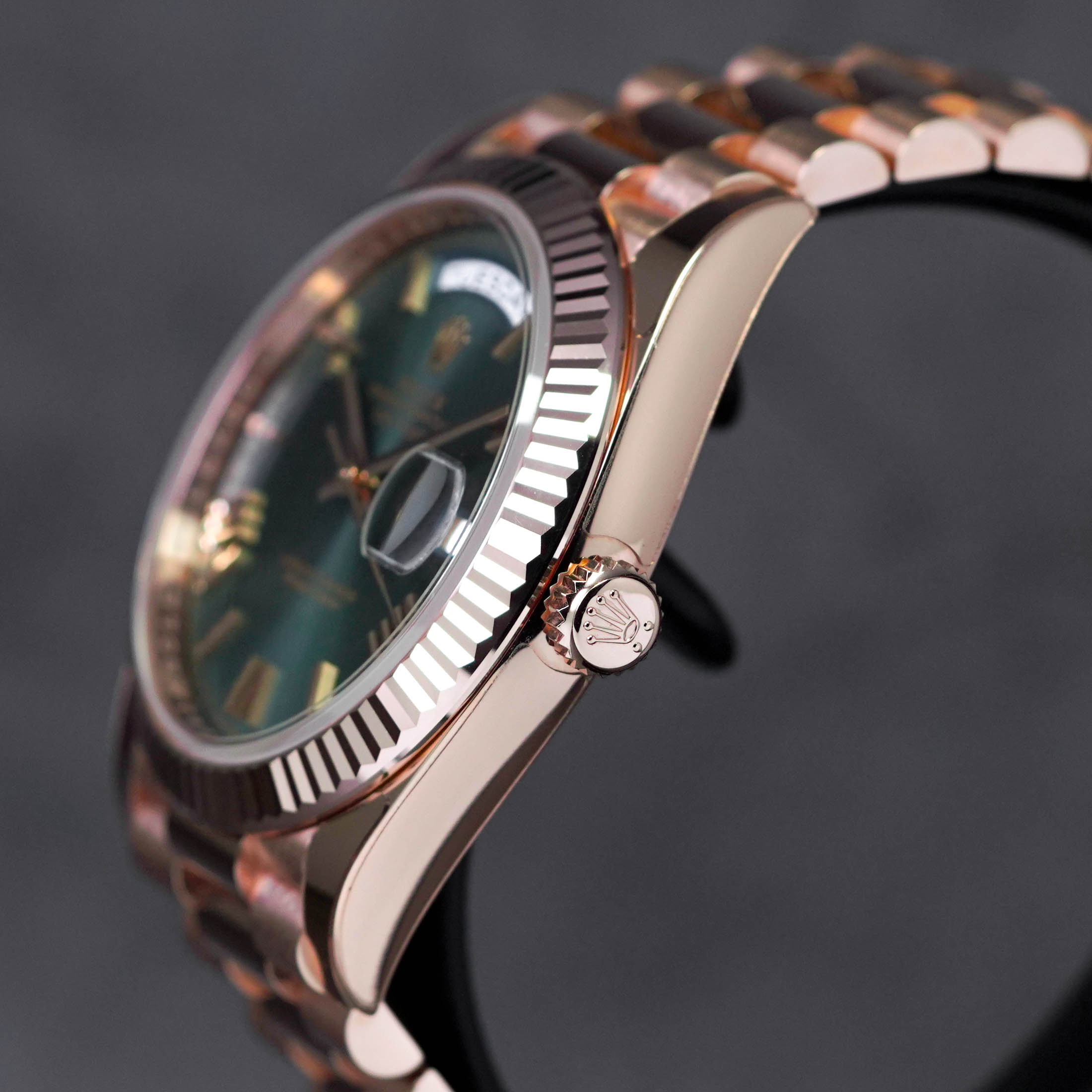 DAYDATE 40MM ROSEGOLD OLIVE GREEN DIAL (2021)