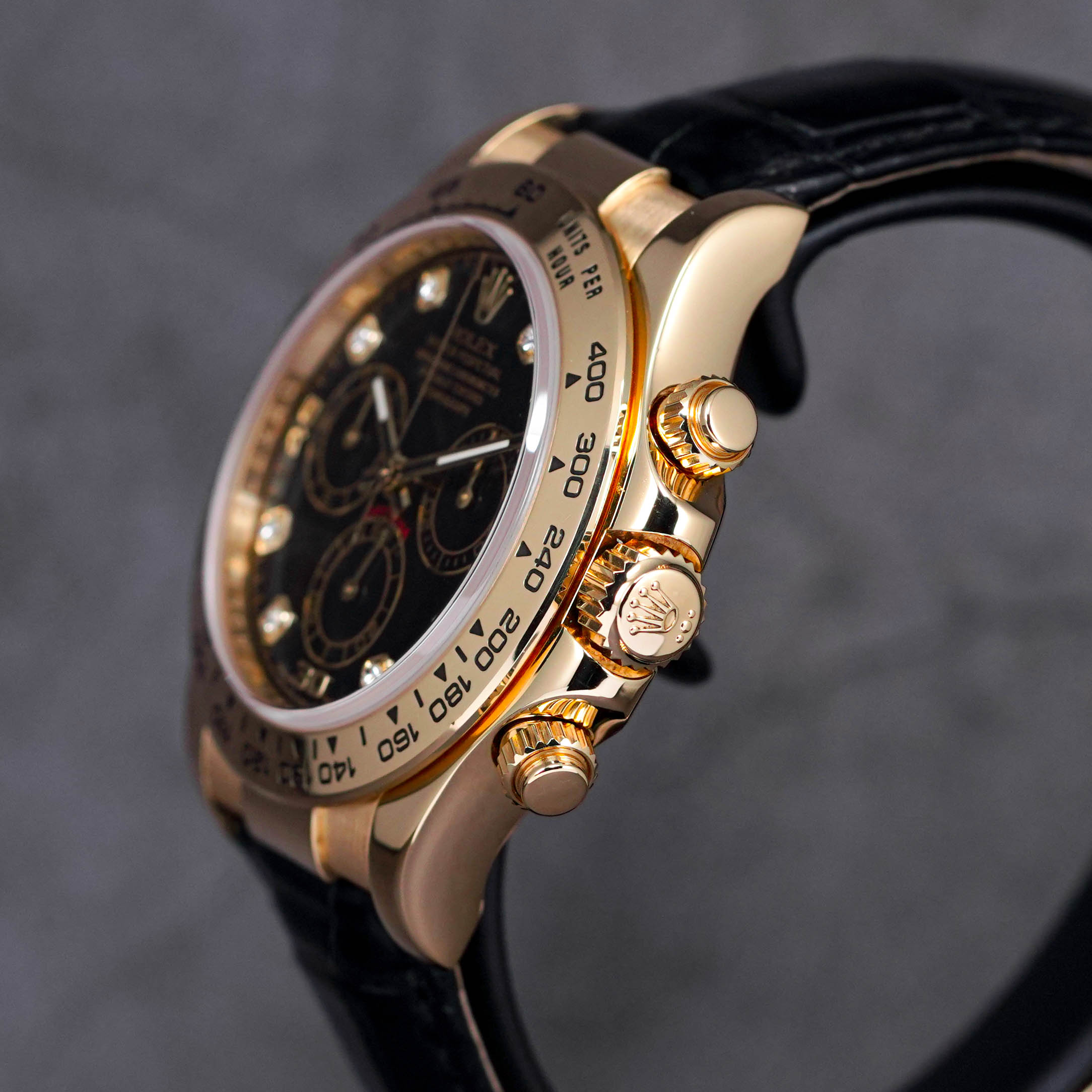 DAYTONA YELLOWGOLD BLACK DIAMOND DIAL (2012)