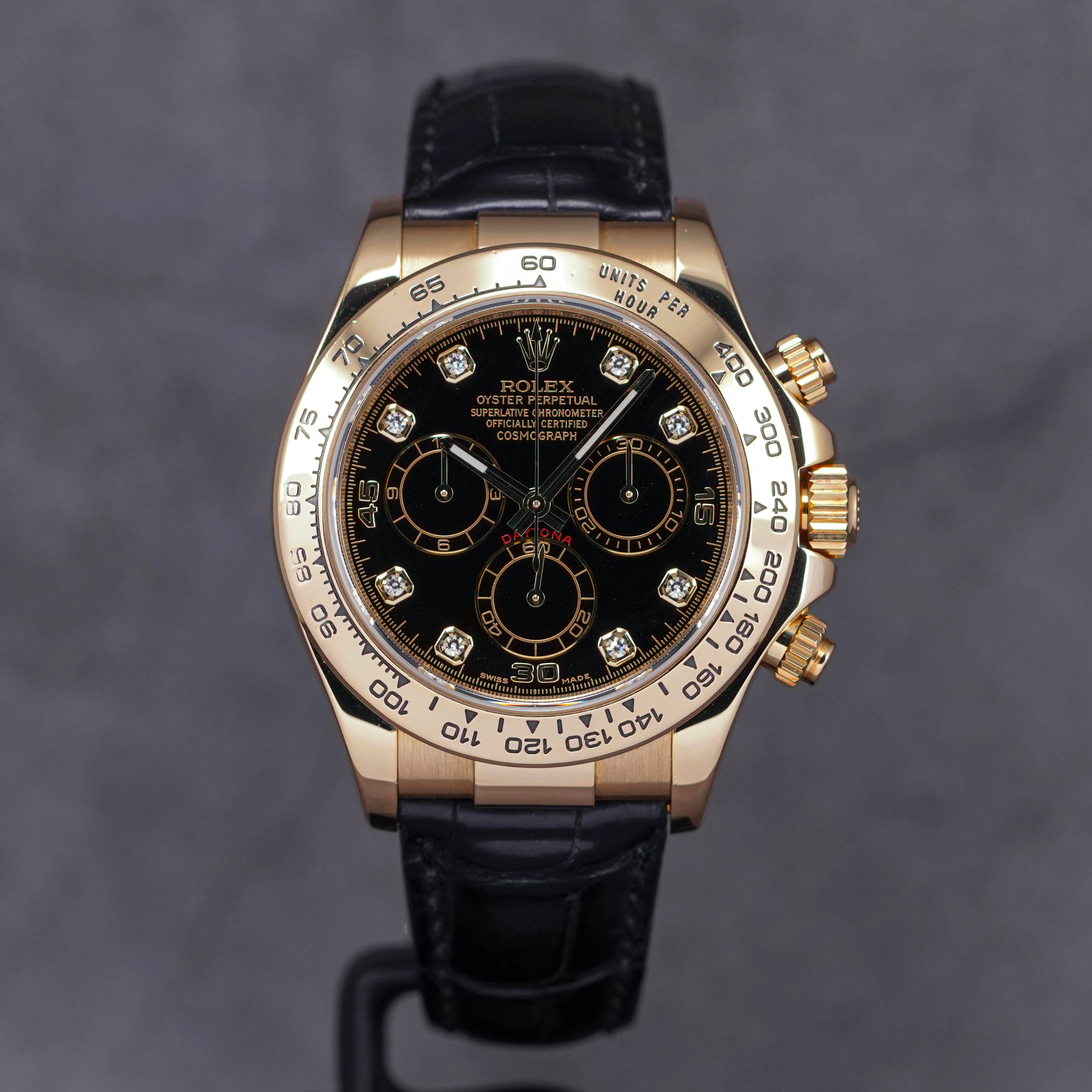 DAYTONA YELLOWGOLD BLACK DIAMOND DIAL (2012)