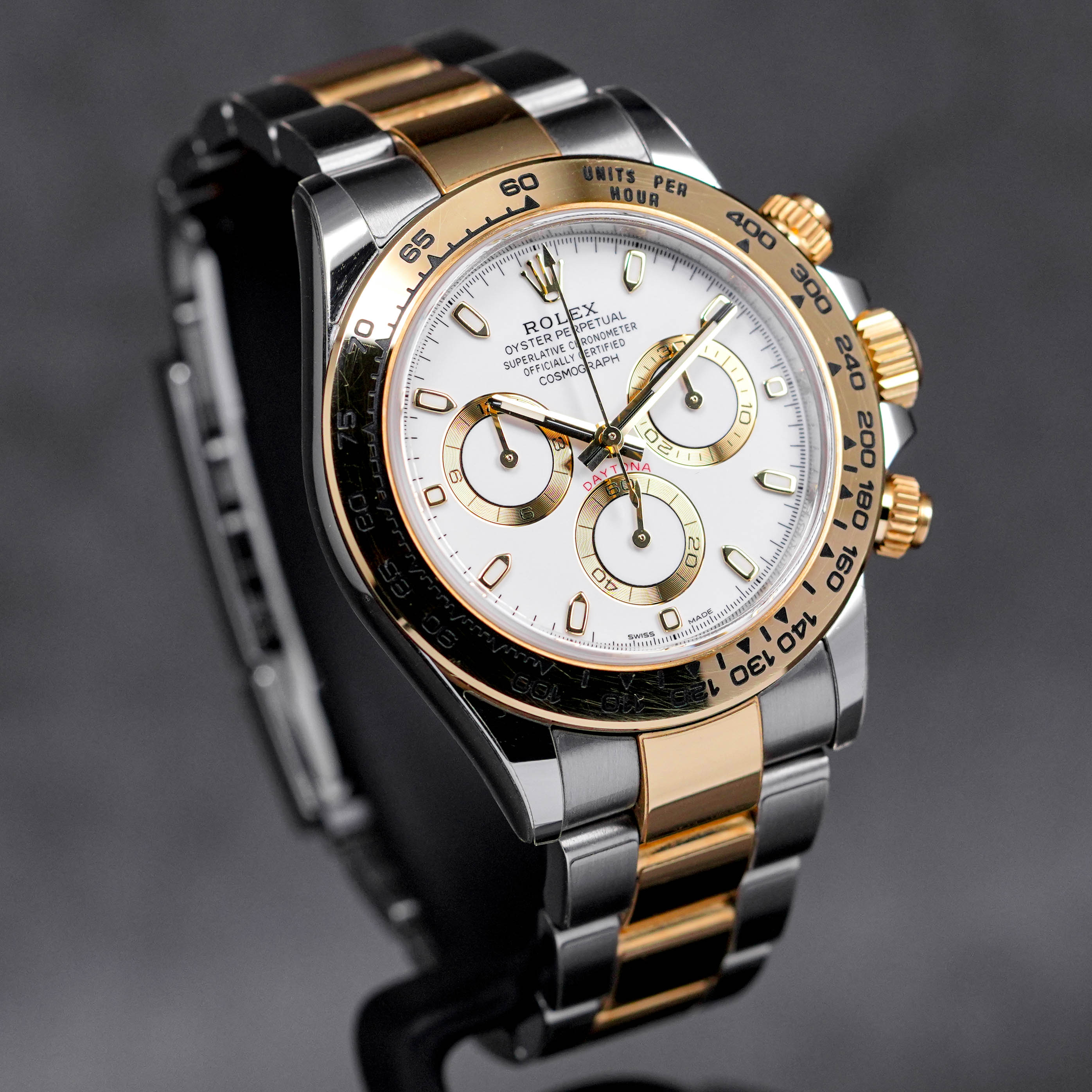DAYTONA TWOTONE YELLOWGOLD WHITE DIAL (2022)