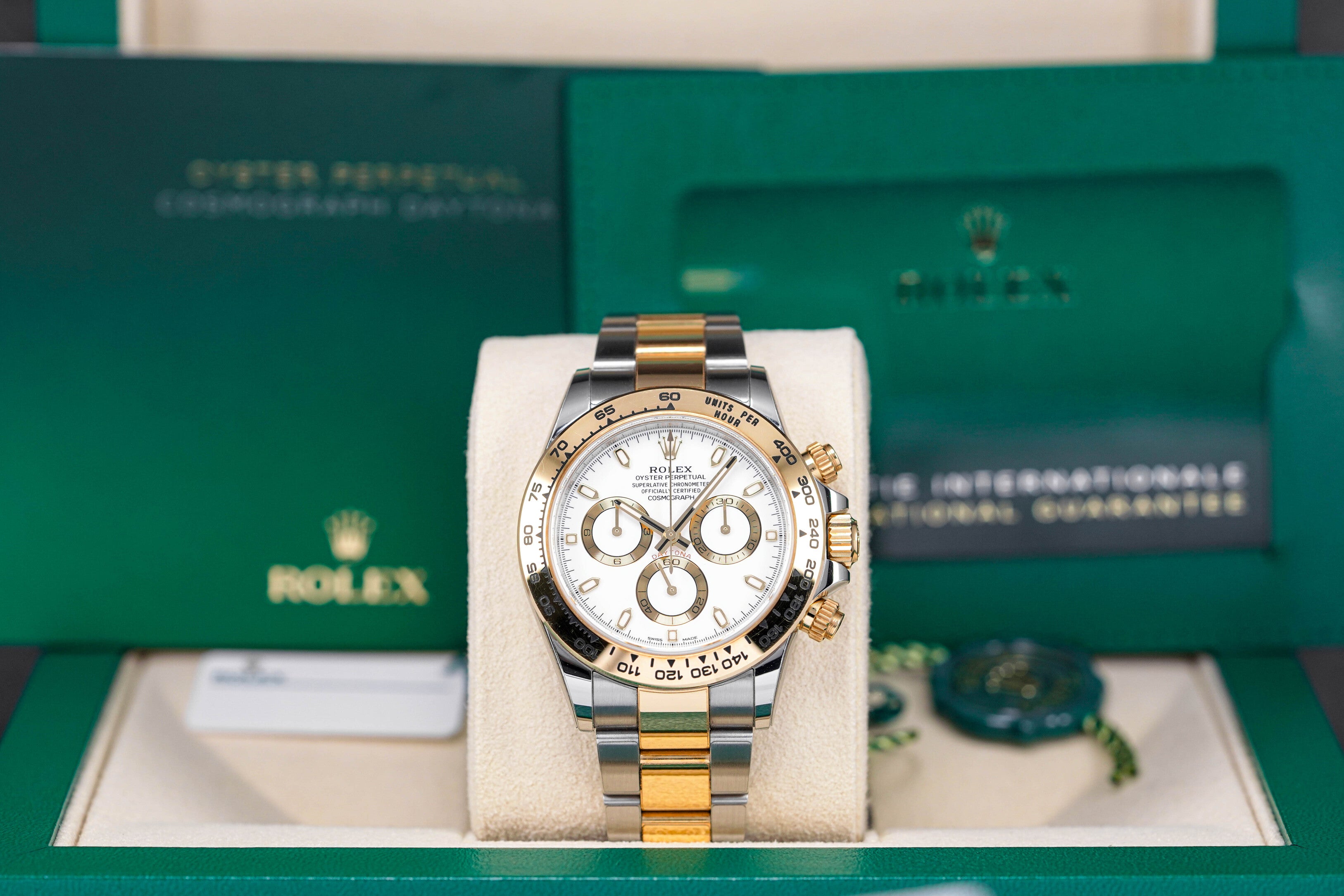 DAYTONA TWOTONE YELLOWGOLD WHITE DIAL (2022)