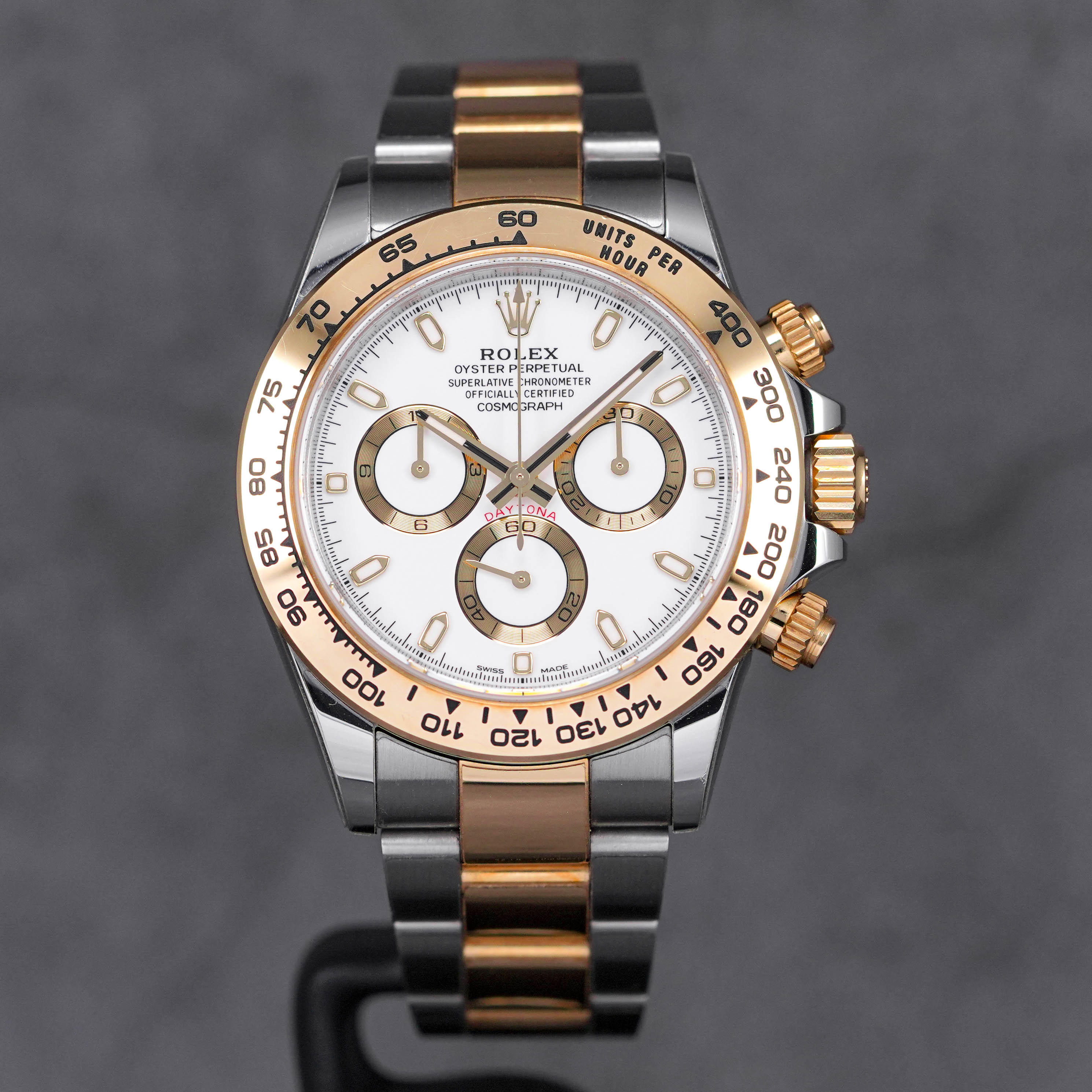 DAYTONA TWOTONE YELLOWGOLD WHITE DIAL (2022)