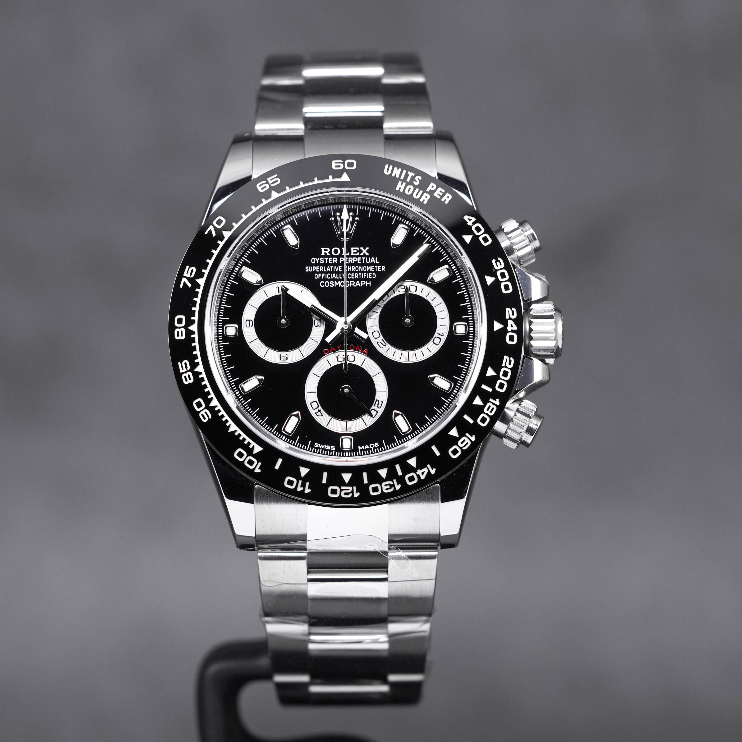 DAYTONA STEEL CERAMIC BEZEL BLACK DIAL (2023)