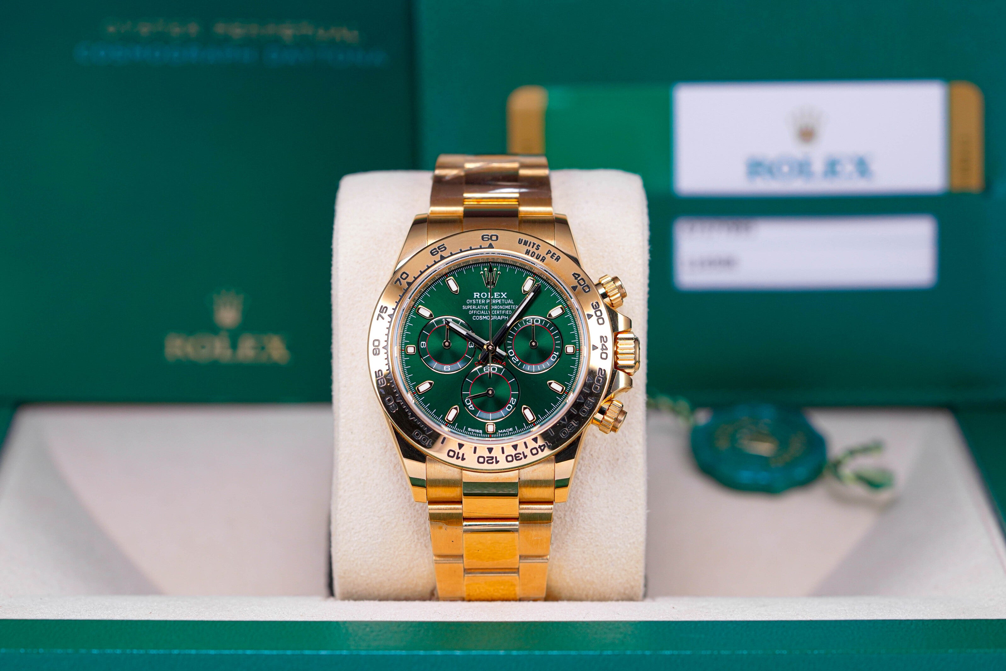 DAYTONA YELLOWGOLD GREEN DIAL 'JOHN MAYER' (2018)