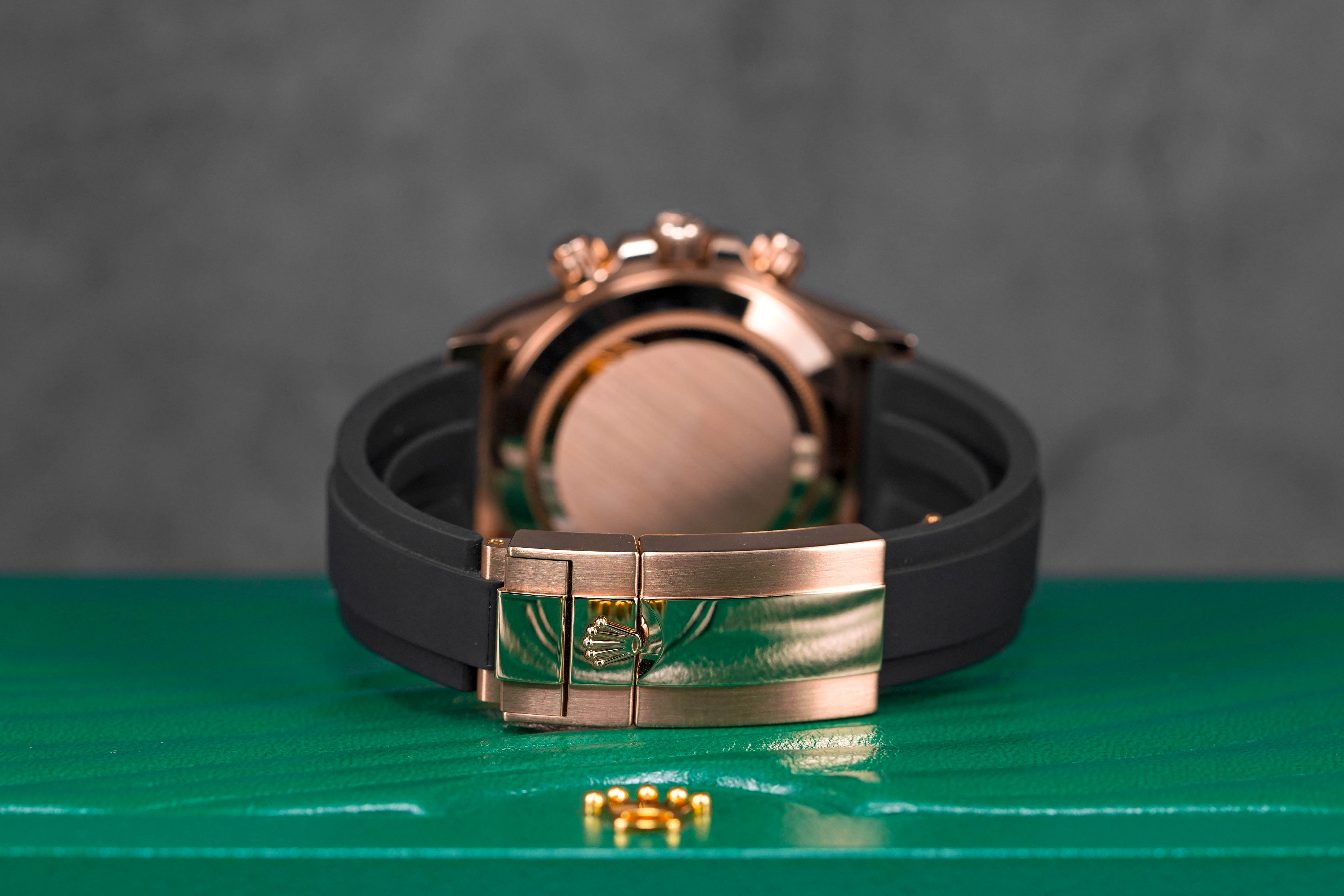 Rolex Daytona Oysterflex Rosegold Black