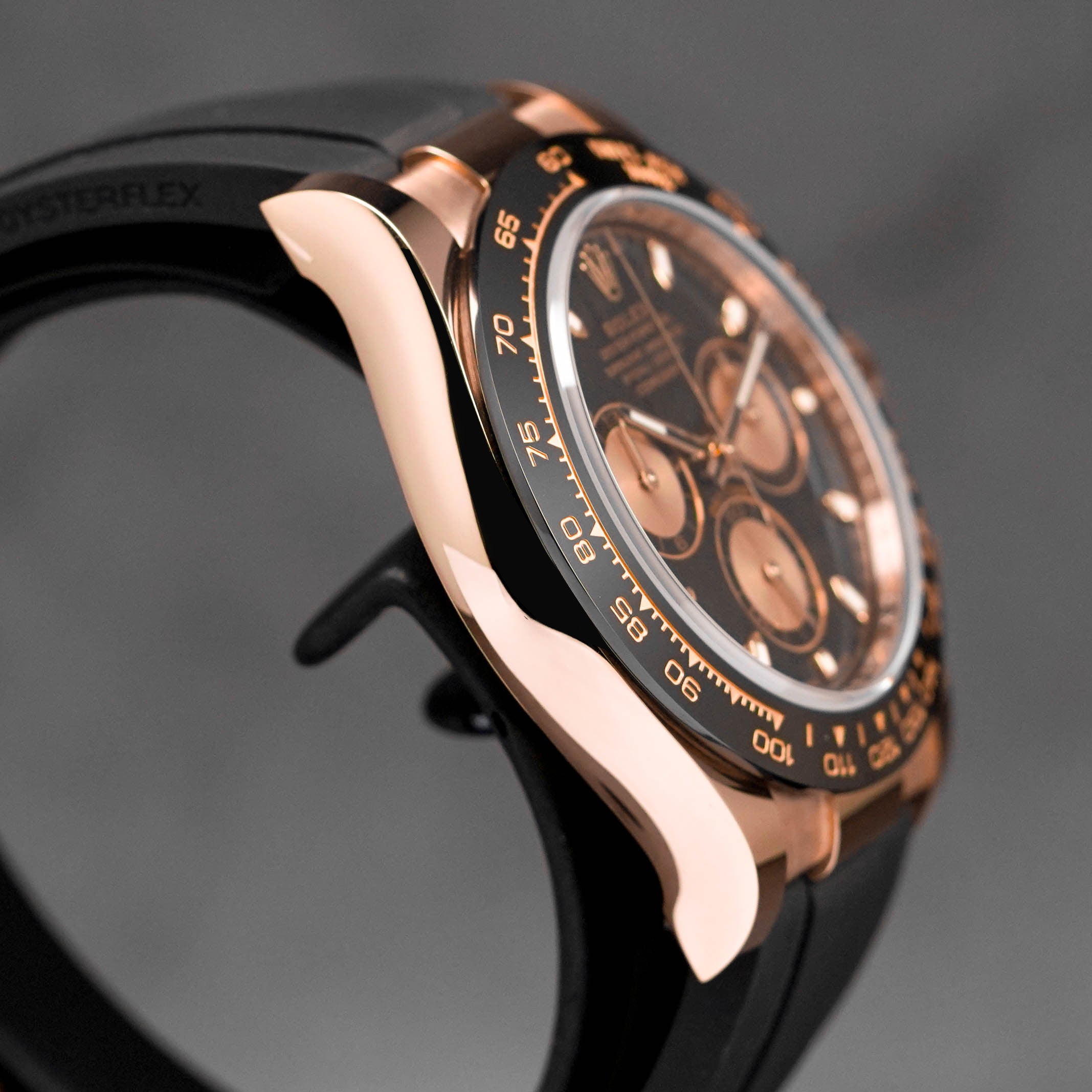 Rolex Daytona Oysterflex Rosegold Black