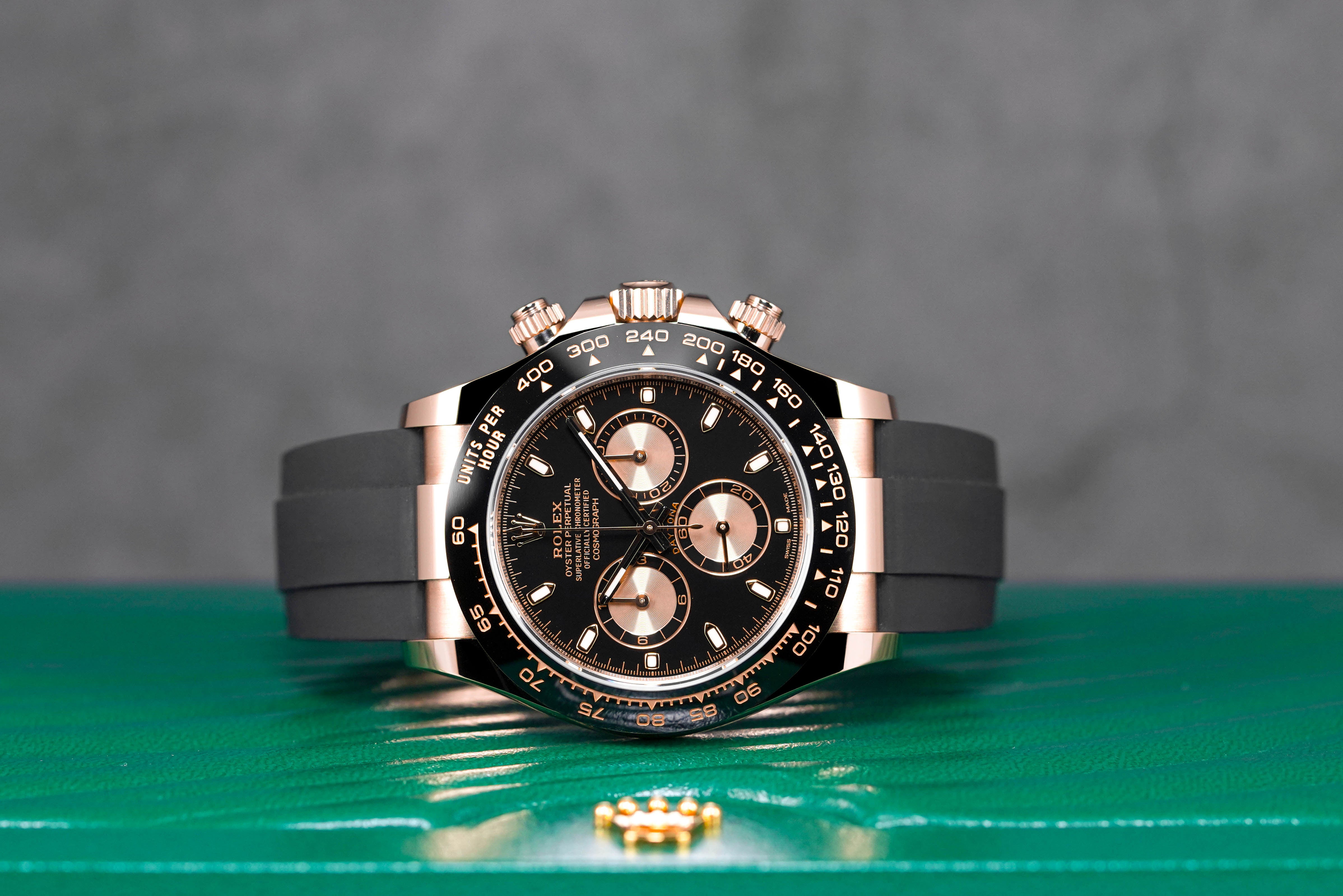 Rolex Daytona Oysterflex Rosegold Black