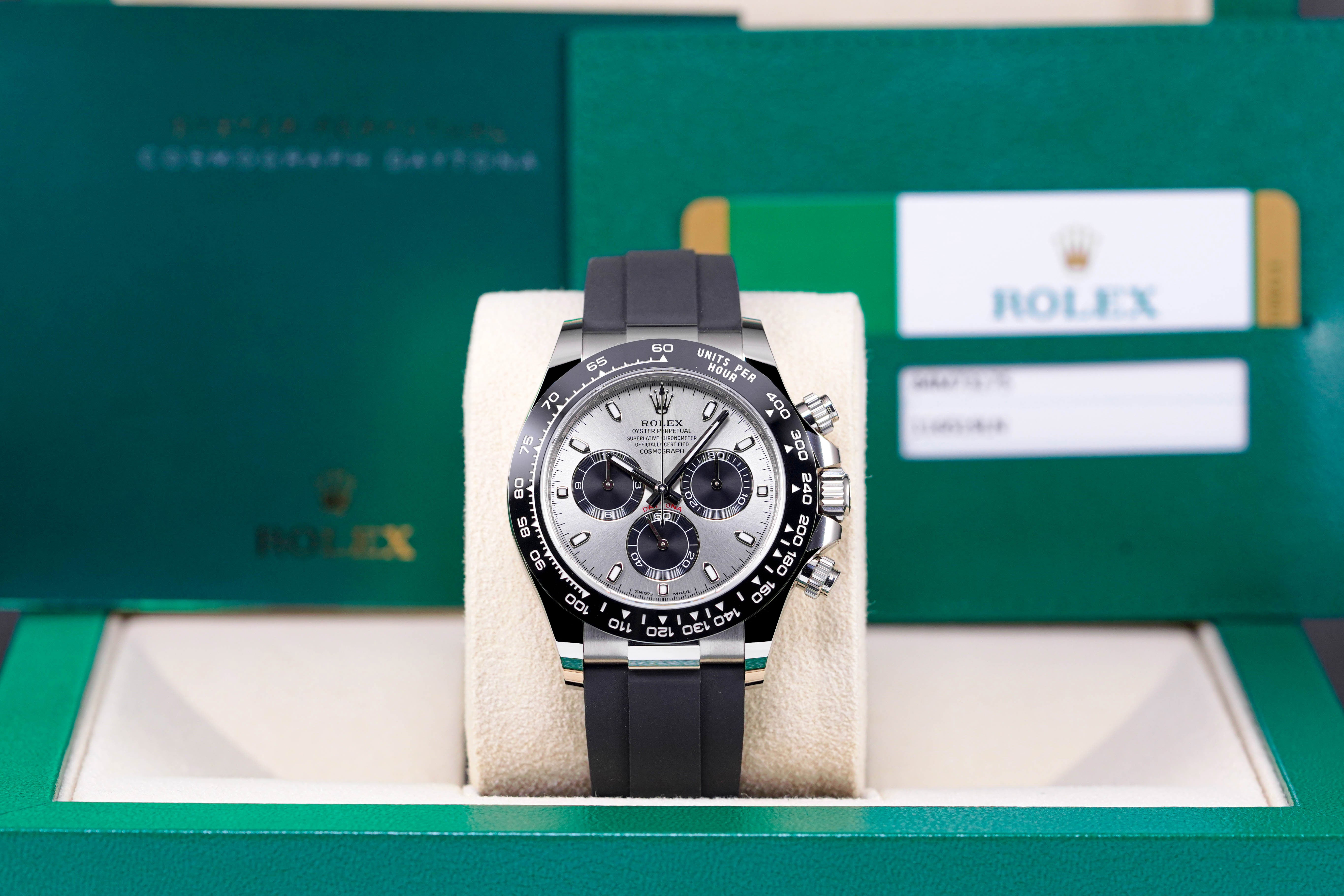 DAYTONA OYSTERFLEX WHITEGOLD GREY DIAL (2020)
