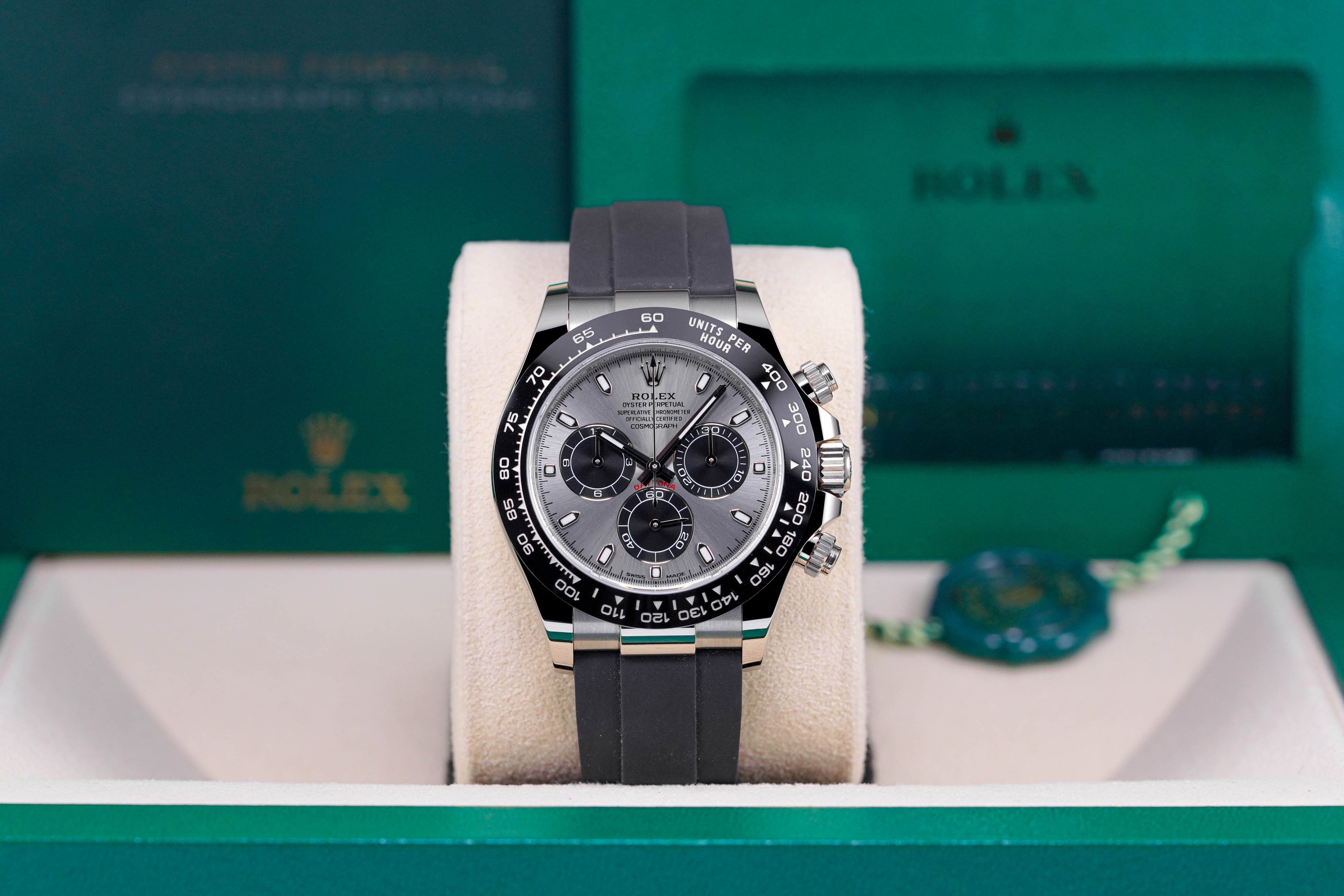 DAYTONA OYSTERFLEX WHITEGOLD GREY DIAL (2022)