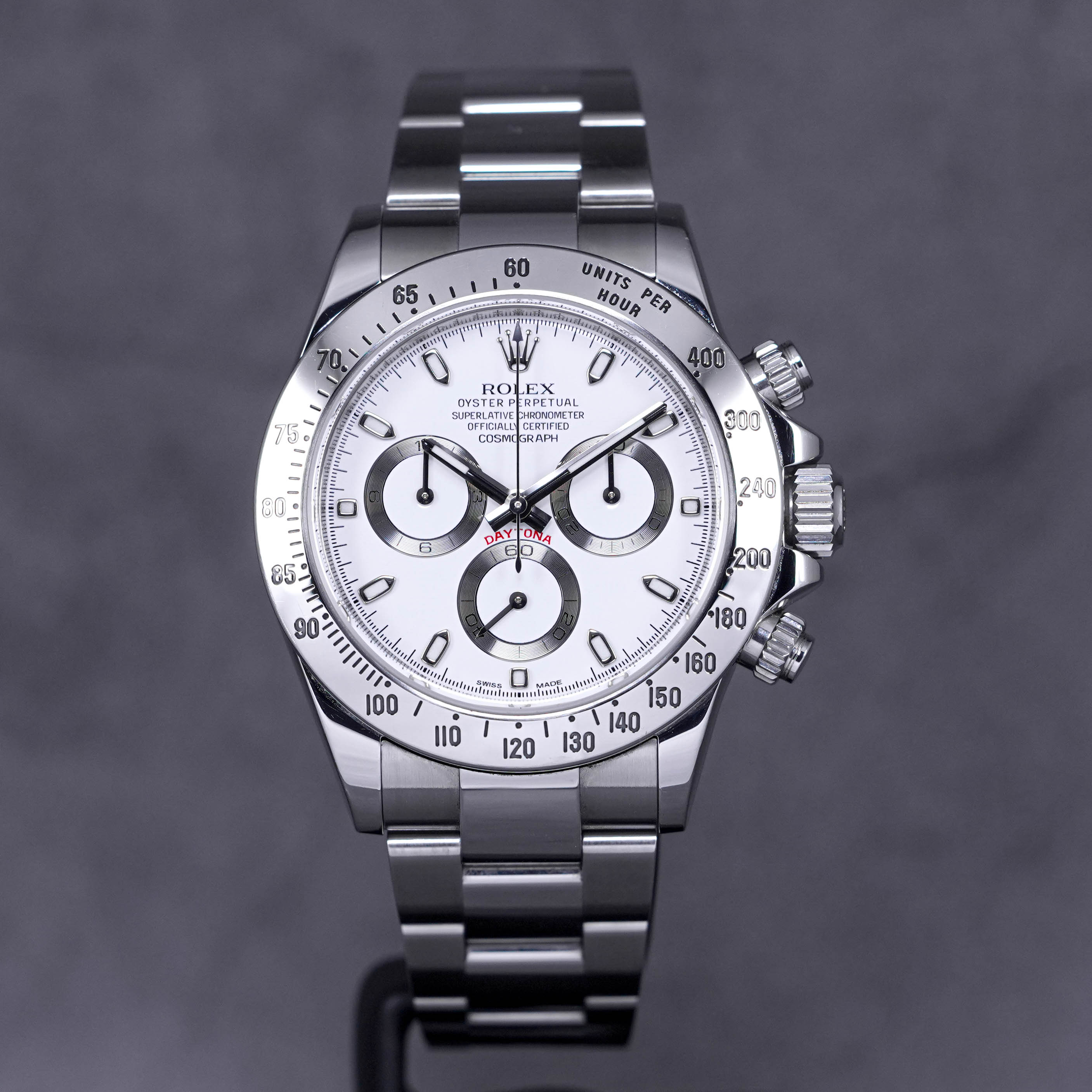 DAYTONA STEEL WHITE 'APH' DIAL (2012)