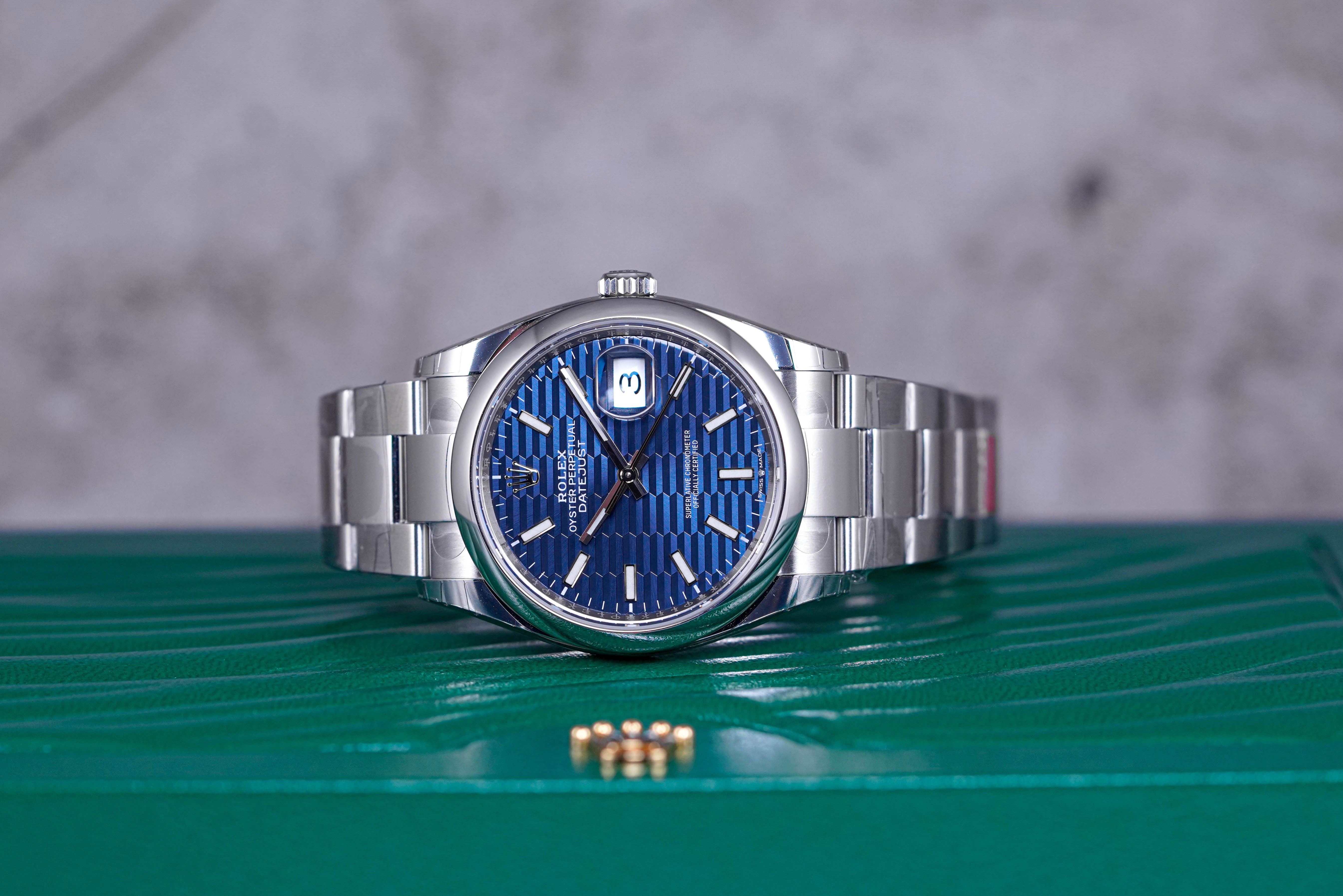 Rolex Datejust Fluted Blue