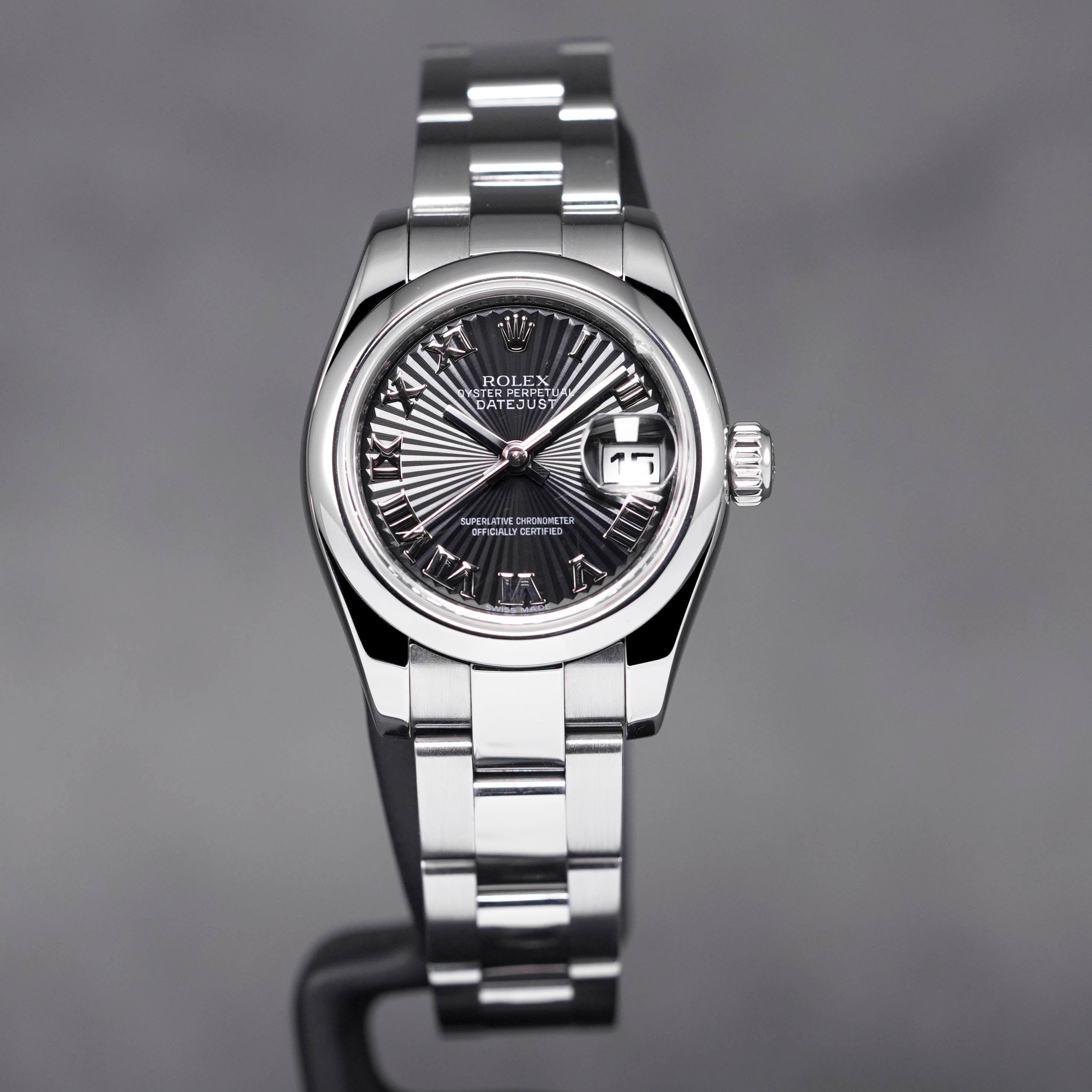 DATEJUST 26MM BLACK ROMAN DIAL (2007)