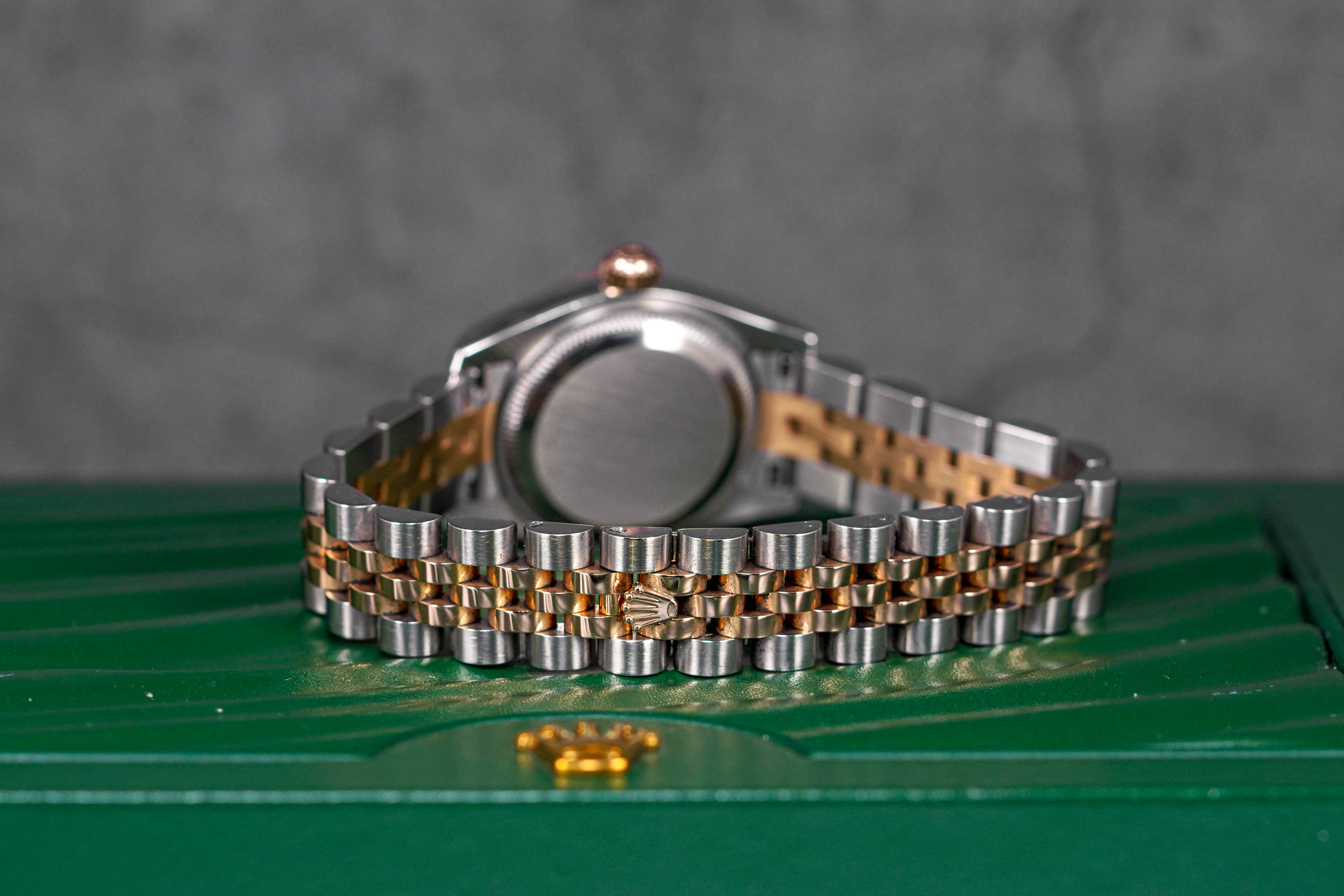 DATEJUST 26MM TWOTONE ROSEGOLD METEORITE DIAMOND DIAL (2012)