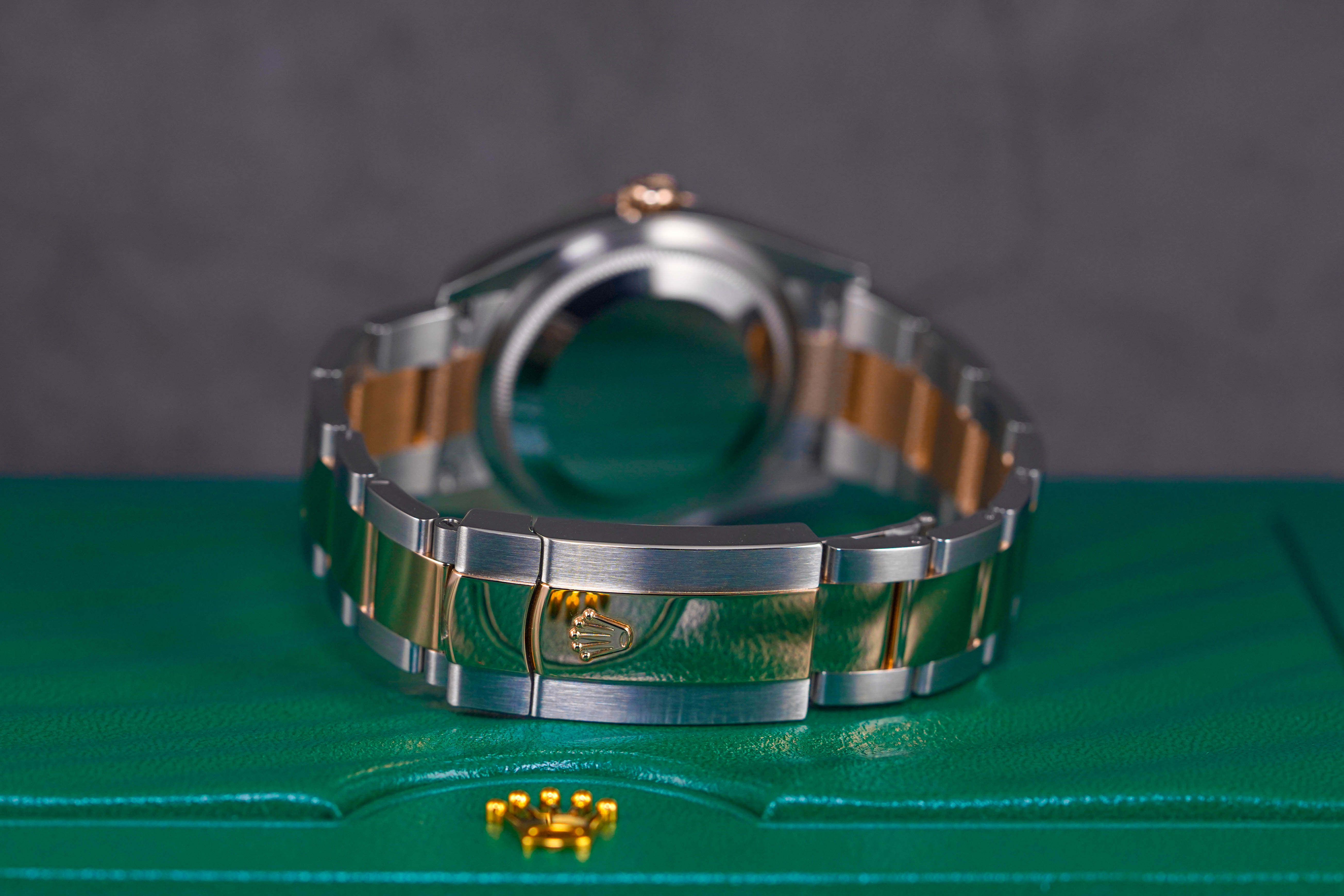 DATEJUST 36MM TWOTONE ROSEGOLD BLACK DIAMOND DIAL (2022)