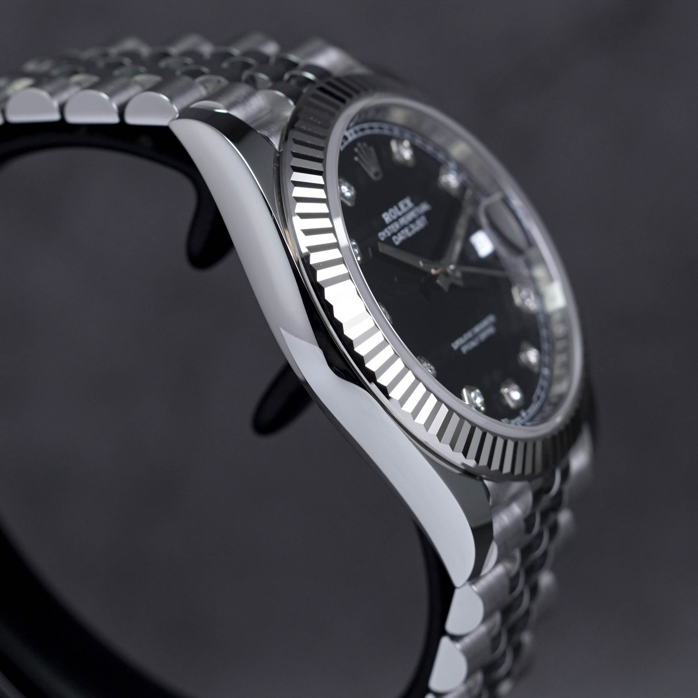 DATEJUST 41MM BLACK DIAMOND INDEX DIAL (2020)