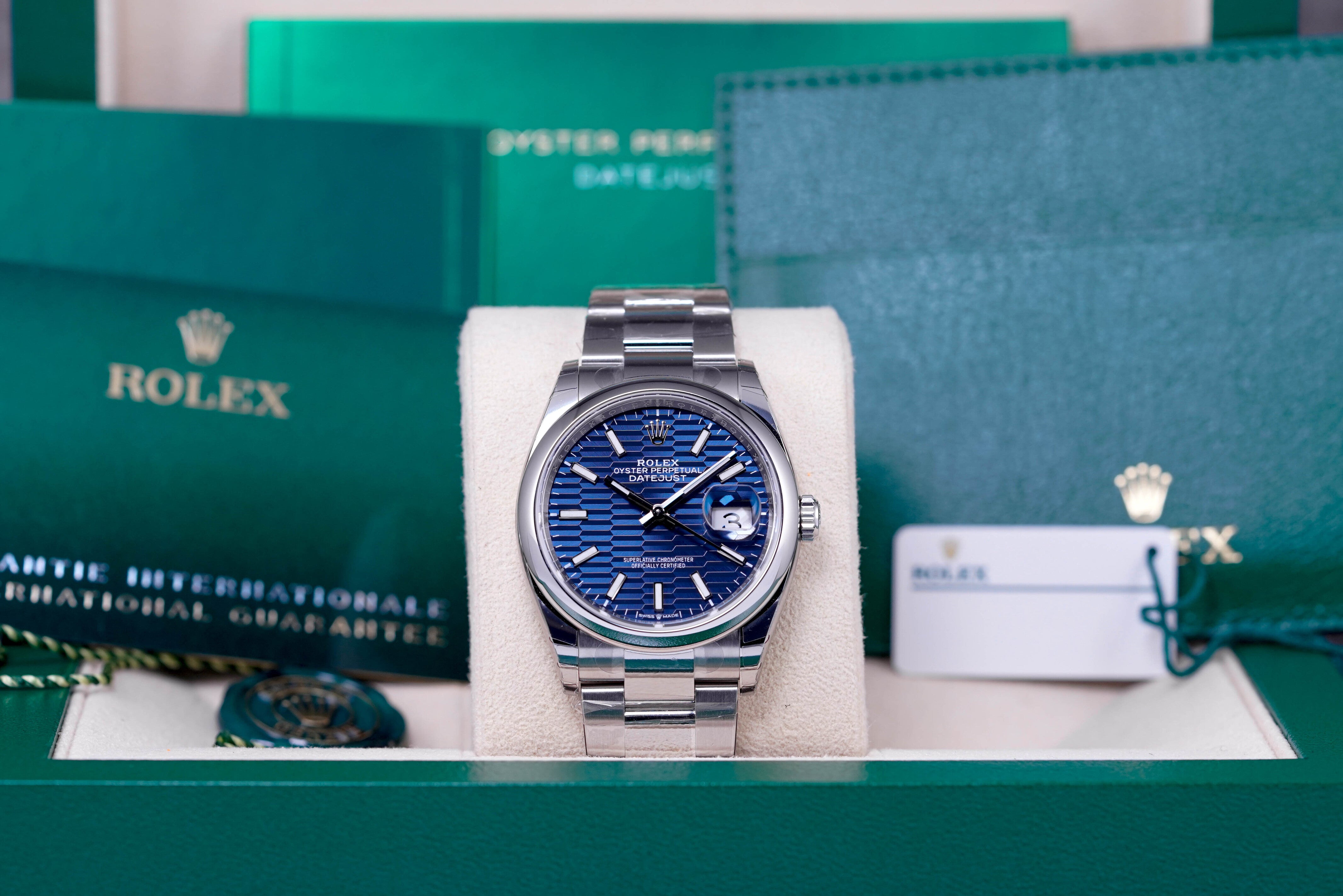 Rolex Datejust Fluted Blue