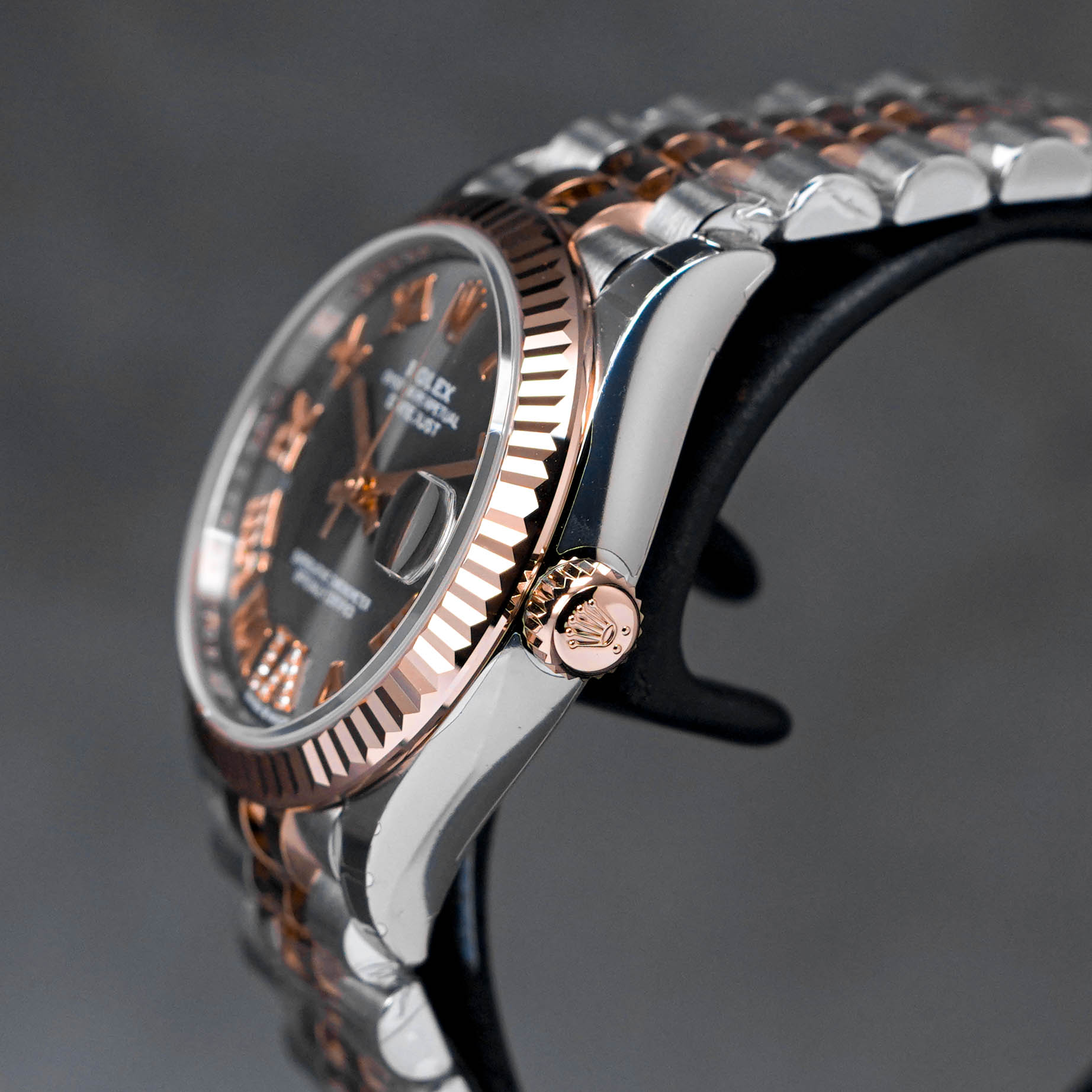 DATEJUST 31MM TWOTONE ROSEGOLD RHODIUM ROMAN DIAMOND 6 (2023)