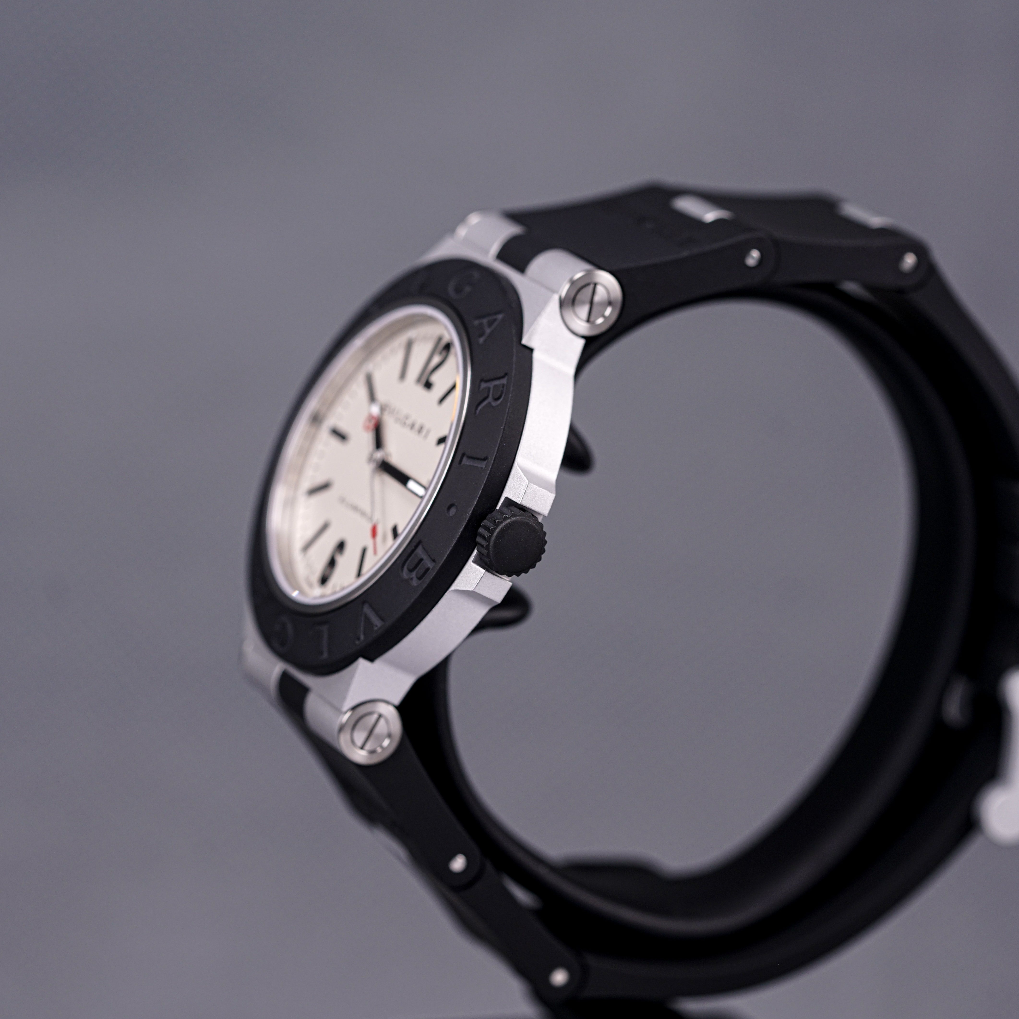 ALUMUNIUM 40MM WHITE DIAL