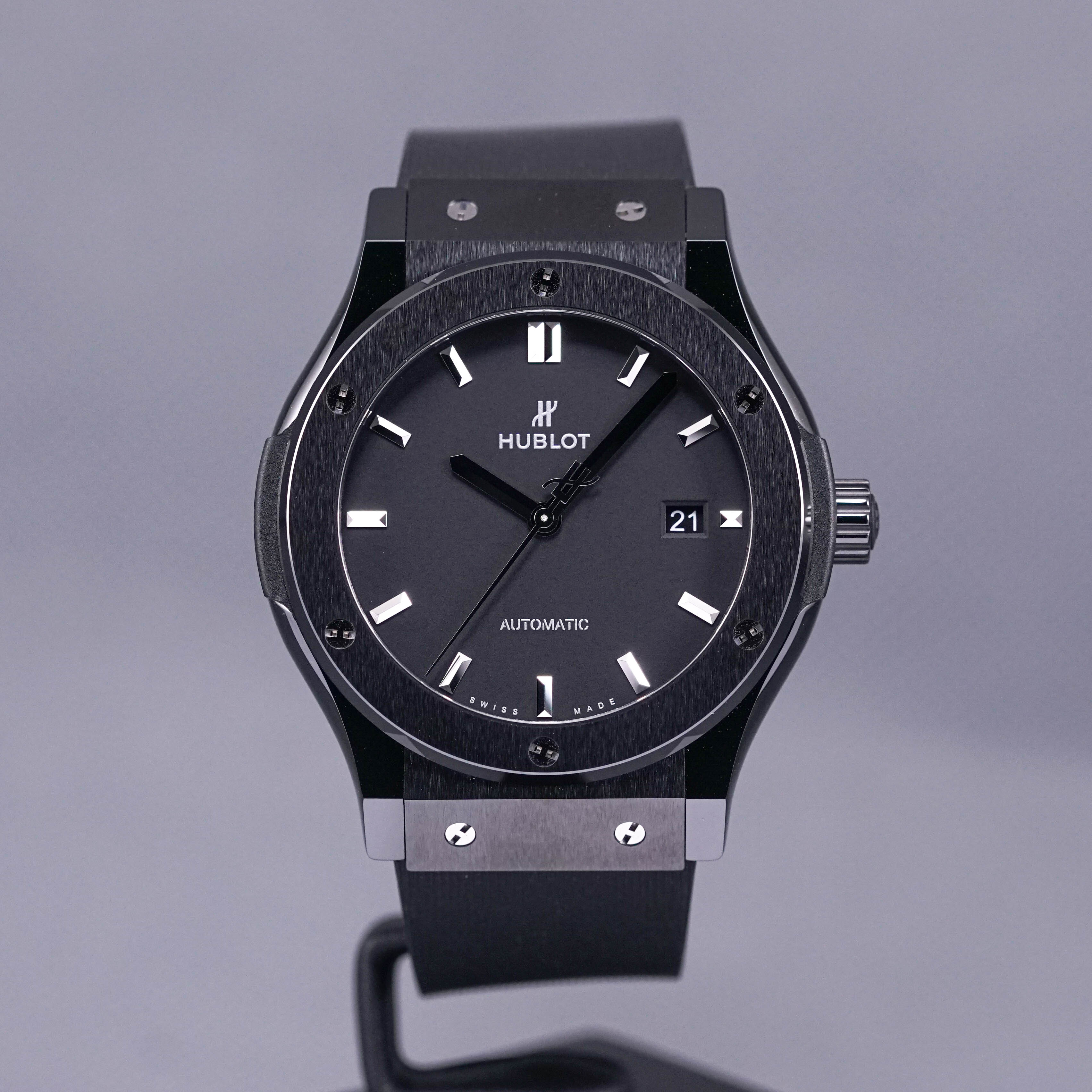 HUBLOT CLASSIC FUSION 42MM BLACK MAGIC