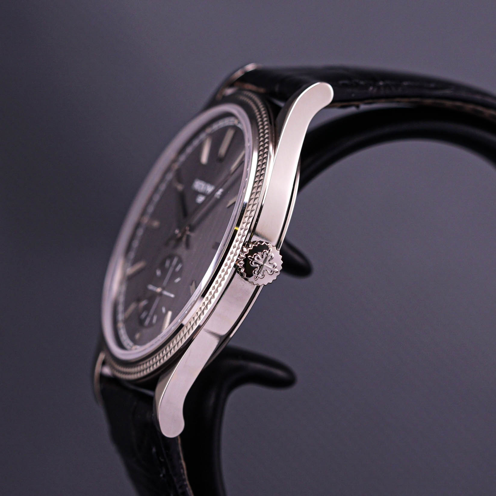 CALATRAVA 'CLOUS DE PARIS' WHITE GOLD 6119G (2021)