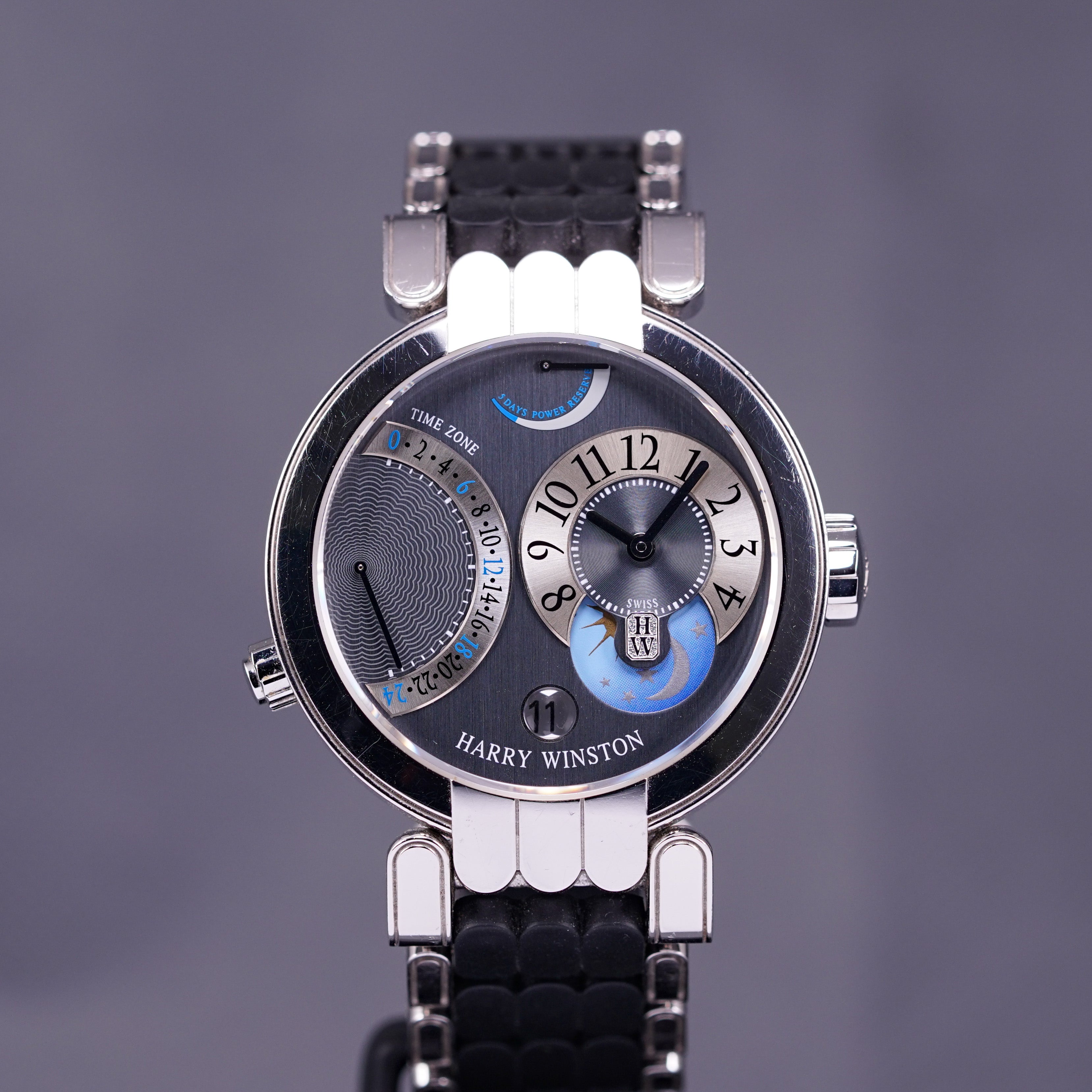 HARRY WINSTON PREMIER EXCENTER TIMEZONE 39MM (WATCH ONLY)