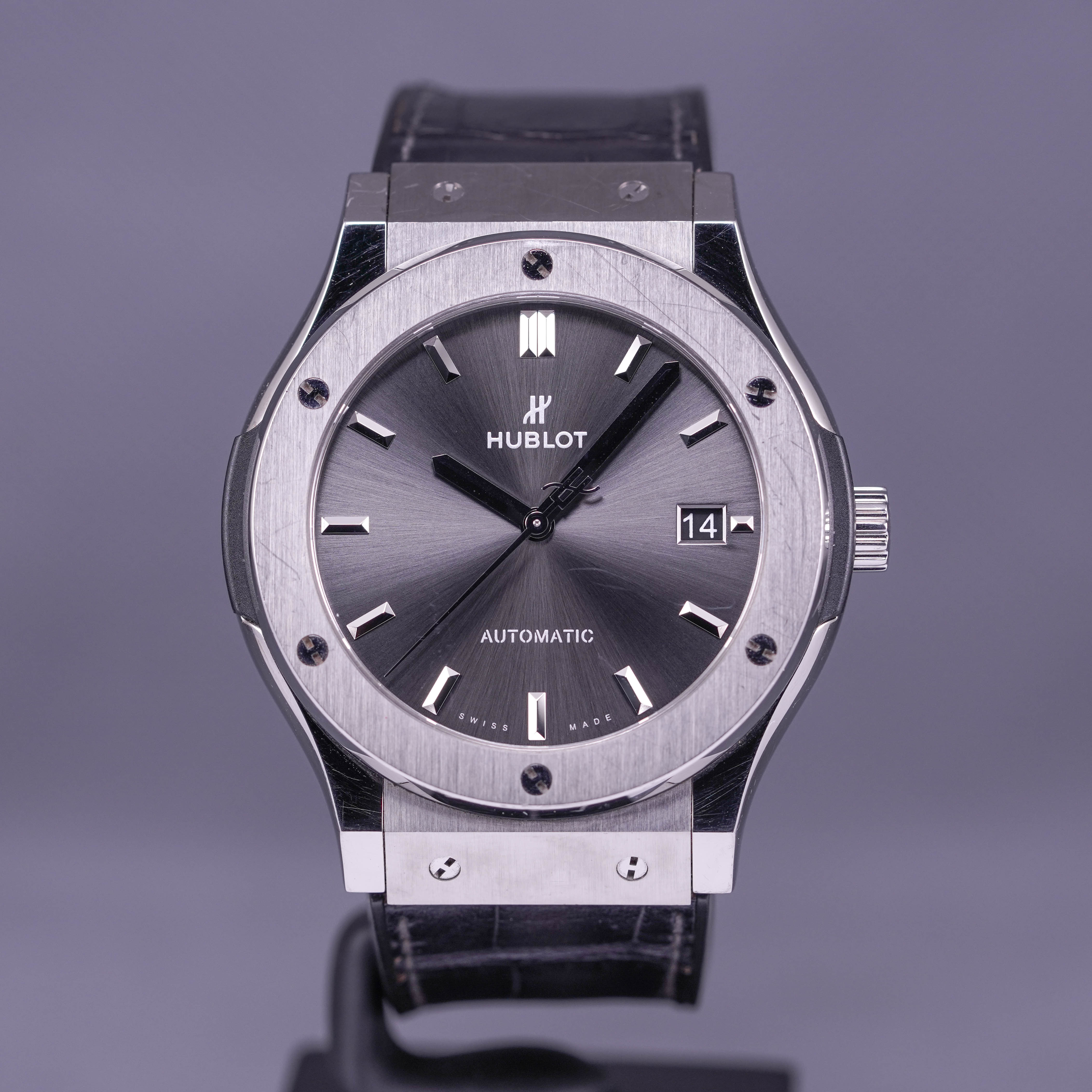 CLASSIC FUSION 45MM RACING GREY TITANIUM (2019)