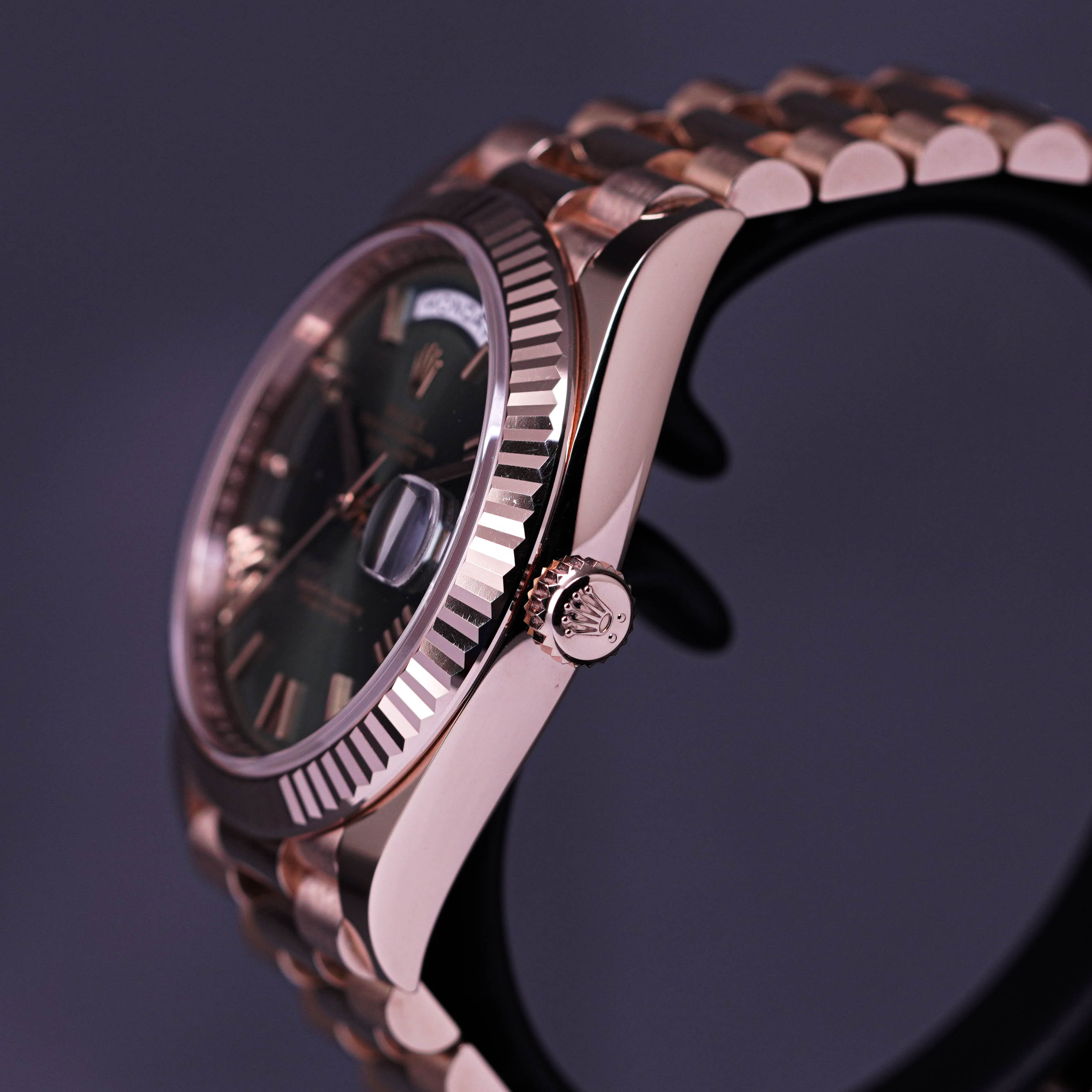 DAYDATE 40MM ROSEGOLD OLIVE GREEN DIAL (2019)