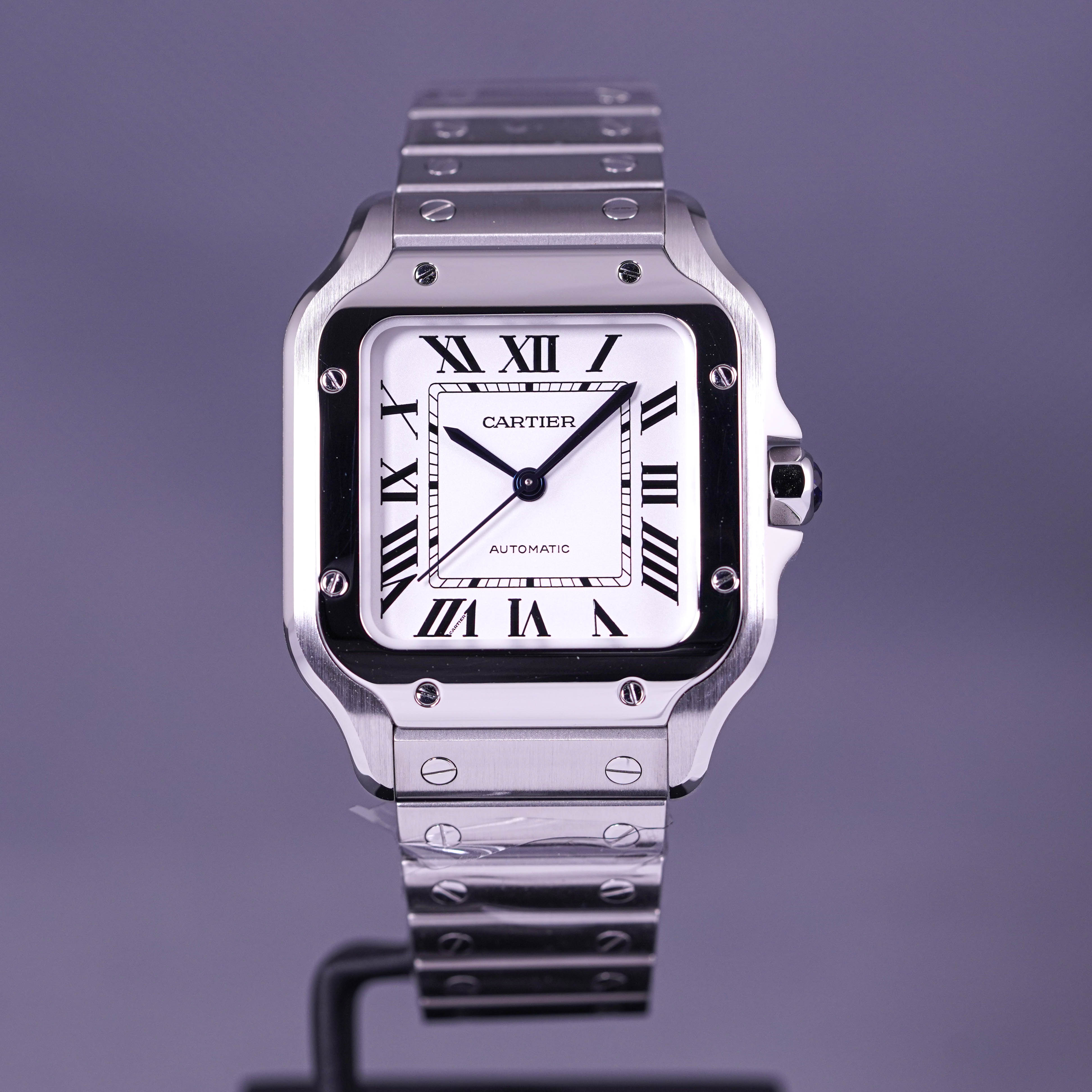 SANTOS DE CARTIER MEDIUM WHITE DIAL (2022)