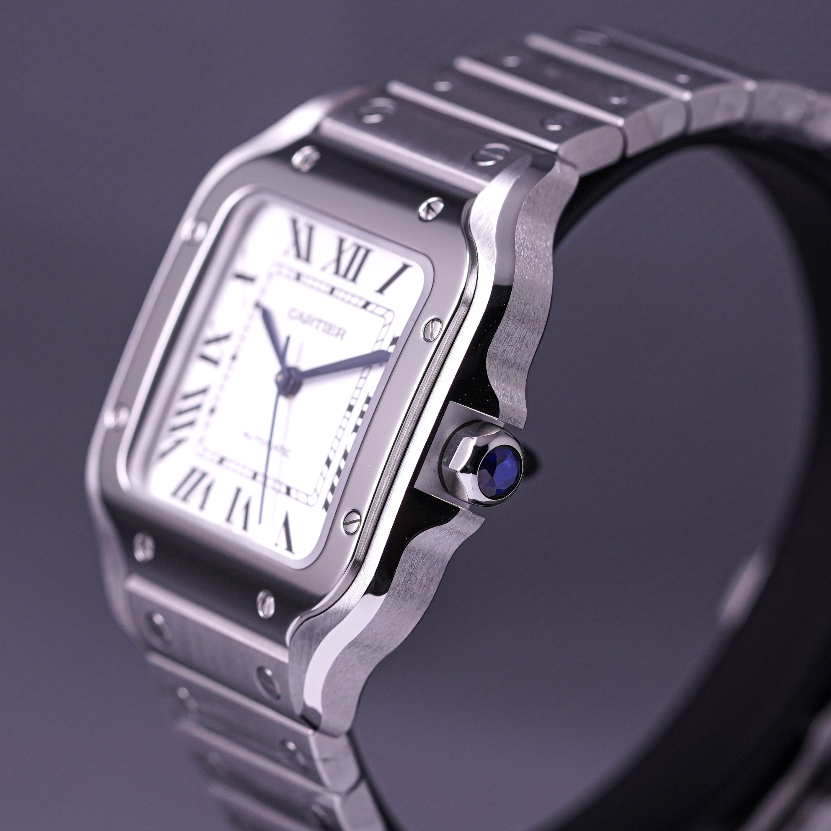 SANTOS DE CARTIER MEDIUM WHITE DIAL (2022)